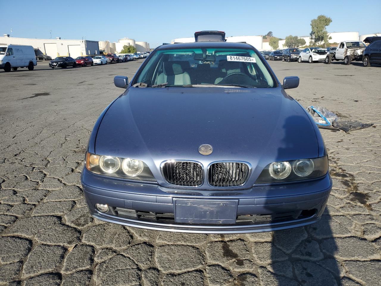 2002 Bmw 525 I Automatic Blue vin: WBADT43472GY95220