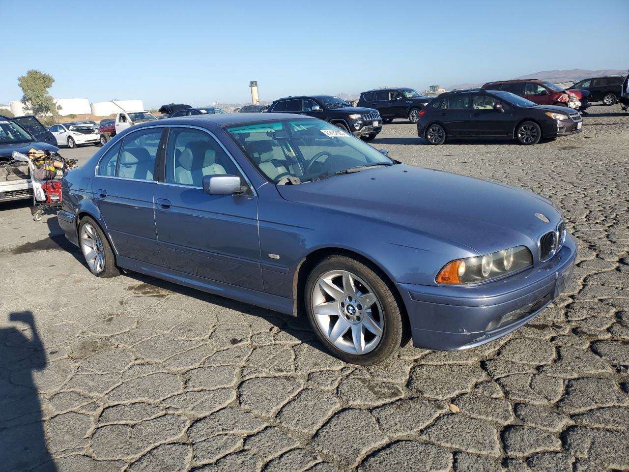 2002 Bmw 525 I Automatic Blue vin: WBADT43472GY95220