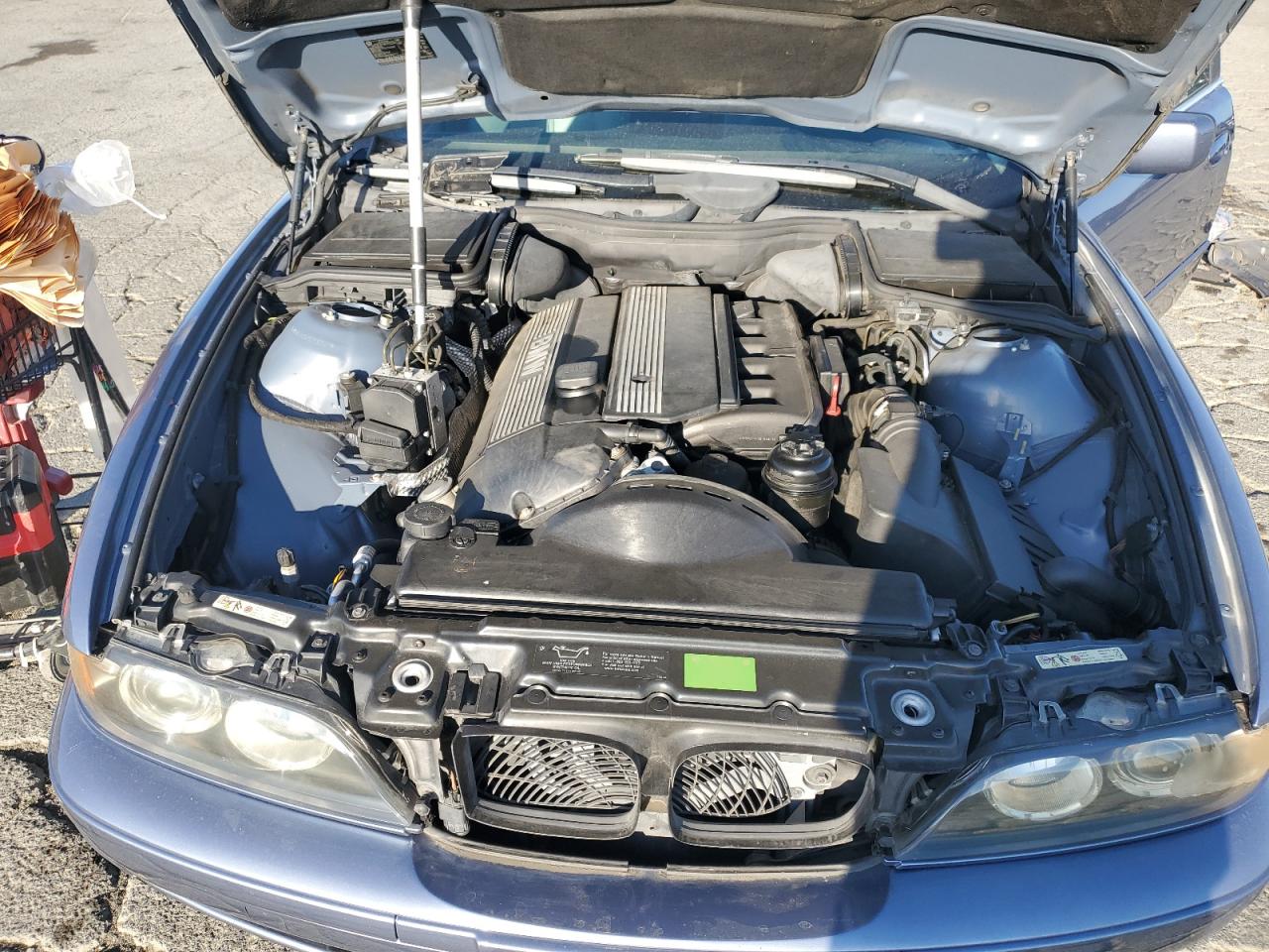 2002 Bmw 525 I Automatic Blue vin: WBADT43472GY95220