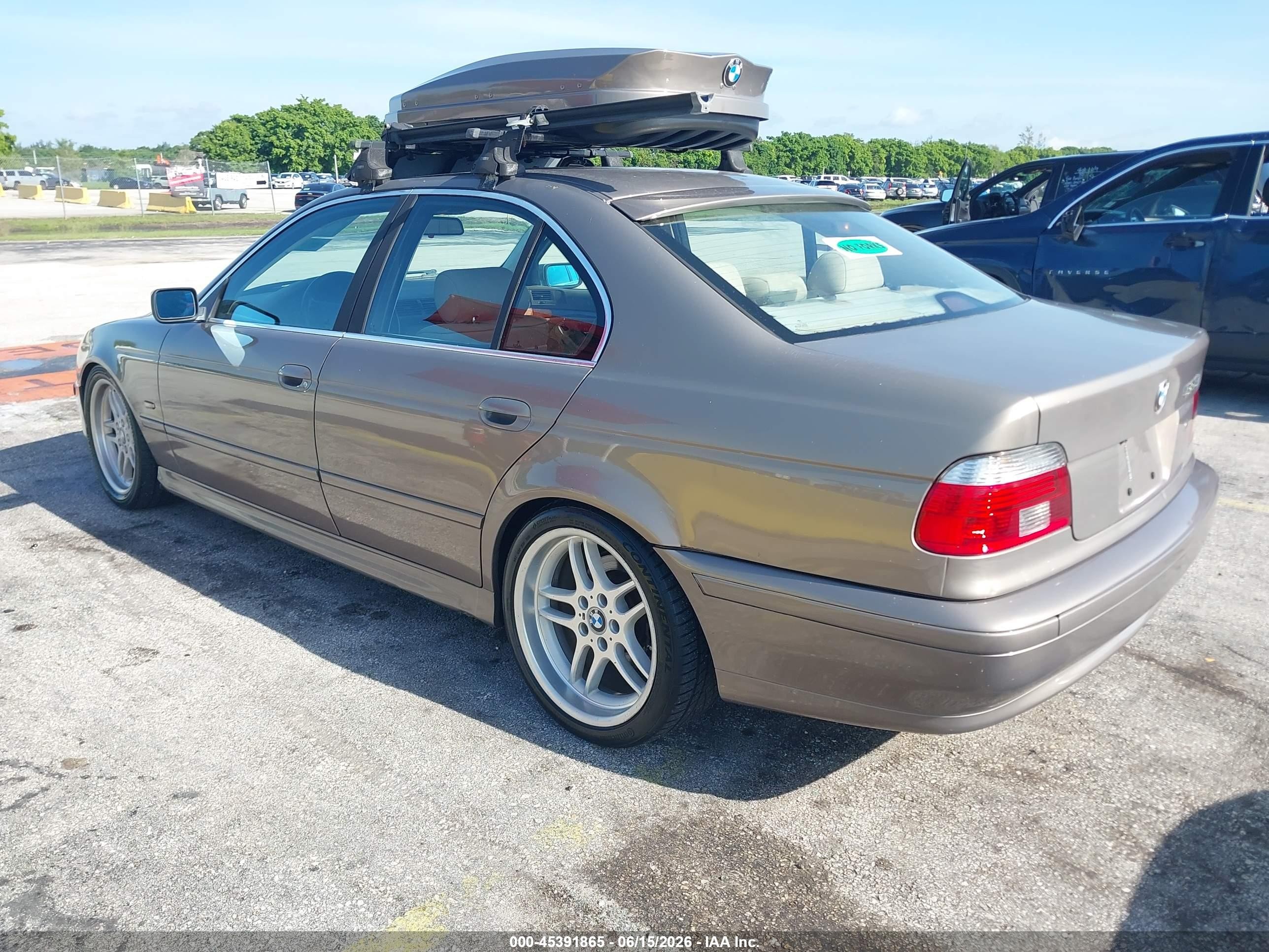 2002 Bmw 5 Series 525ia Gold vin: WBADT43482GY41036