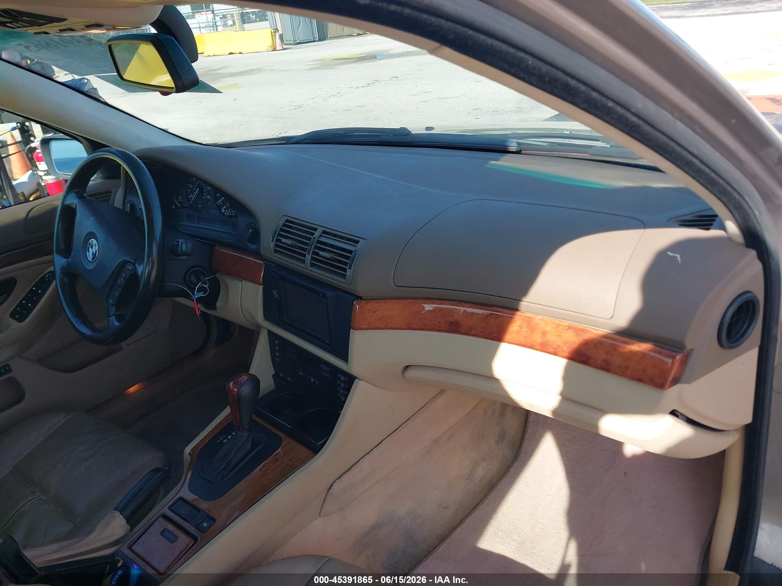 2002 Bmw 5 Series 525ia Gold vin: WBADT43482GY41036