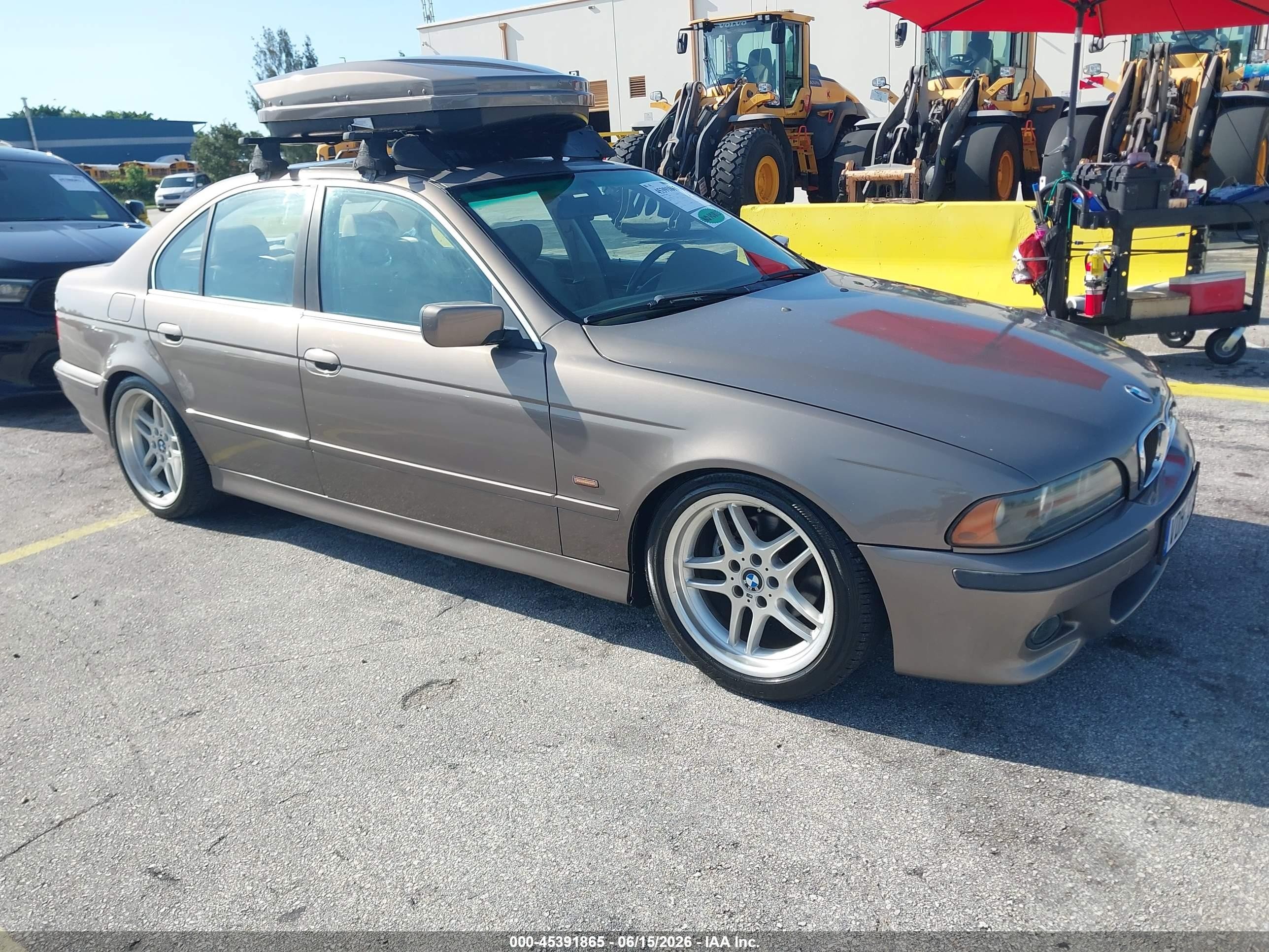 2002 Bmw 5 Series 525ia Gold vin: WBADT43482GY41036