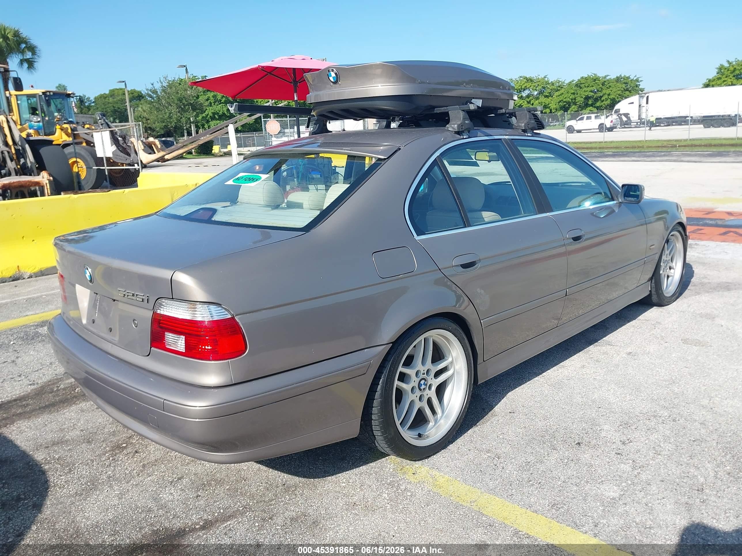 2002 Bmw 5 Series 525ia Gold vin: WBADT43482GY41036