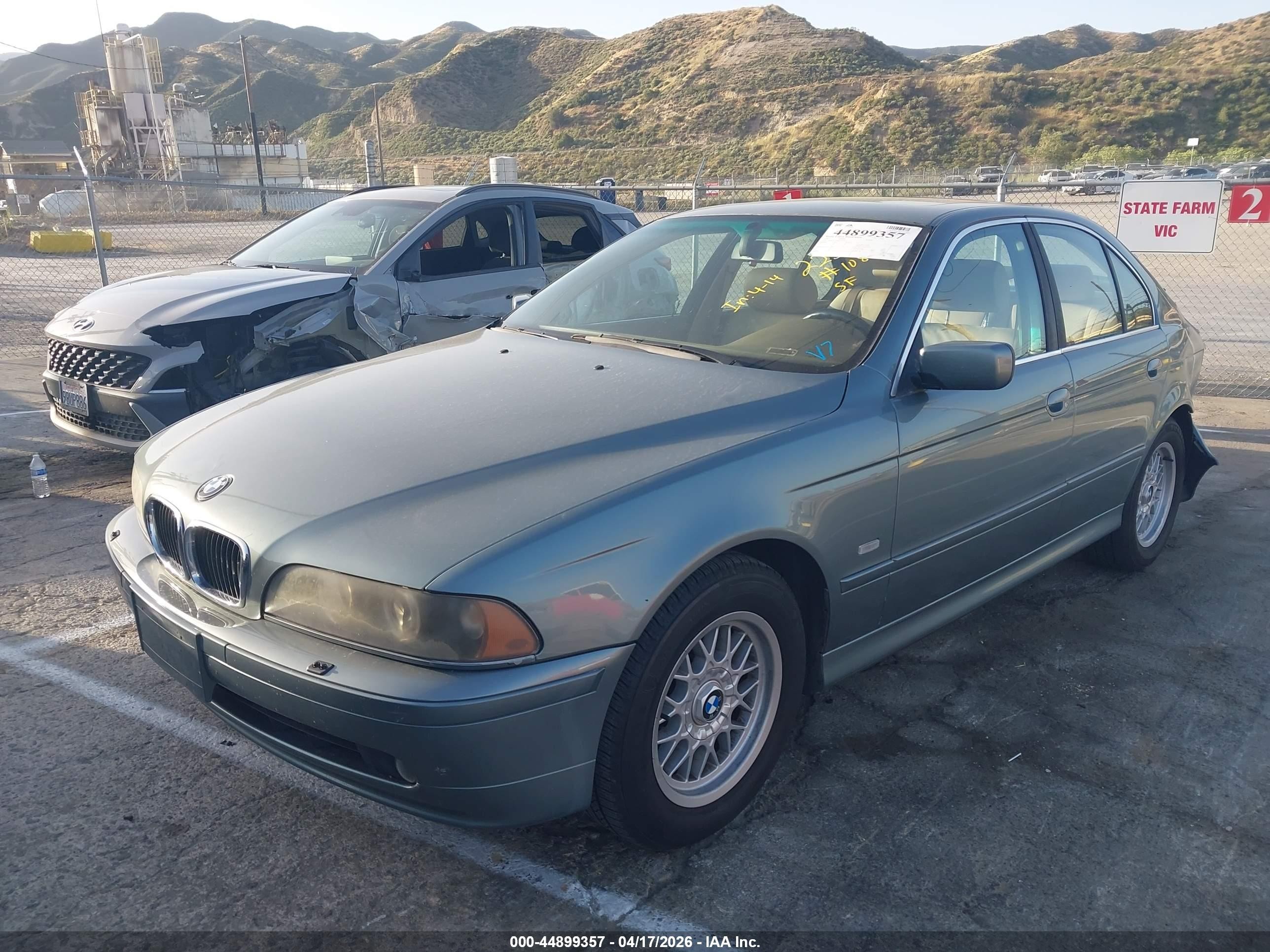 2002 Bmw 525ia   Blue vin: WBADT43482GY95212