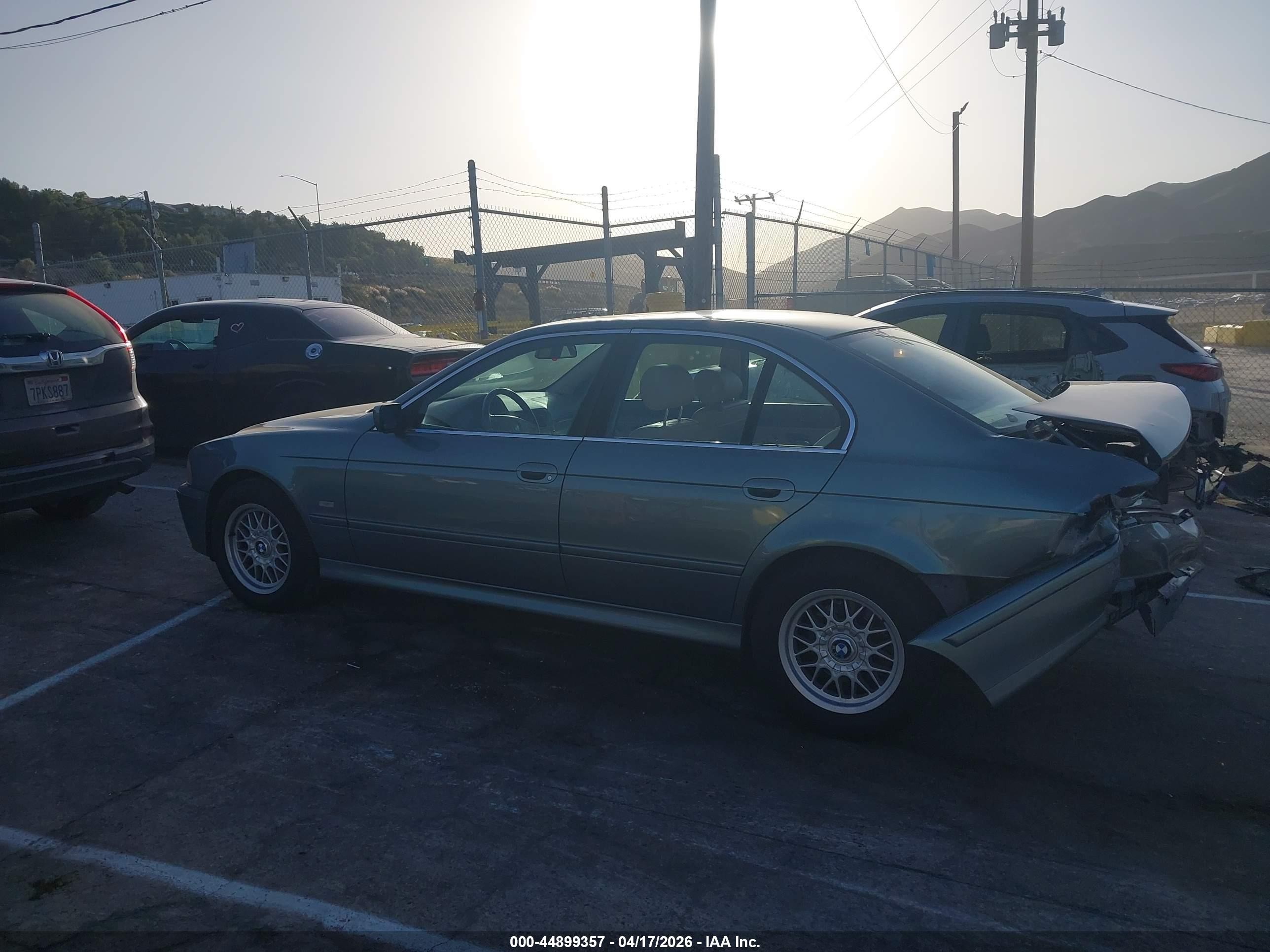 2002 Bmw 525ia   Blue vin: WBADT43482GY95212