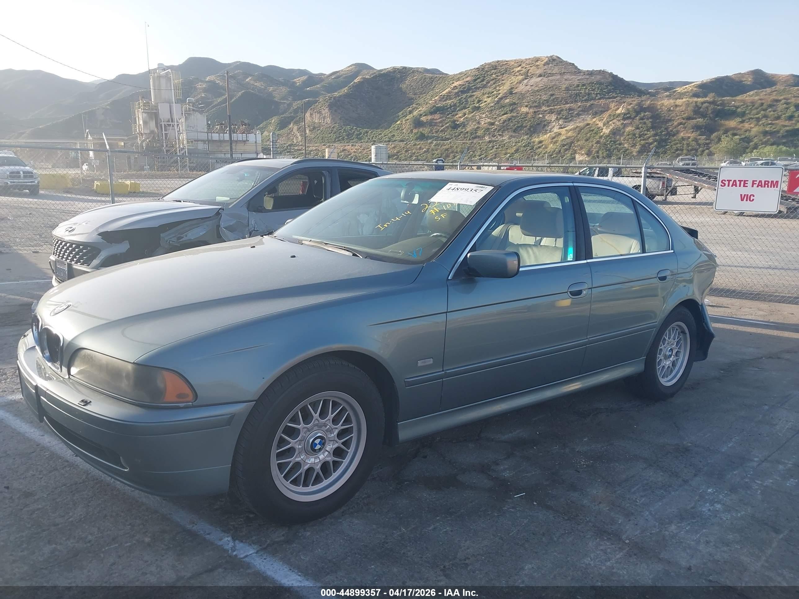 2002 Bmw 525ia   Blue vin: WBADT43482GY95212