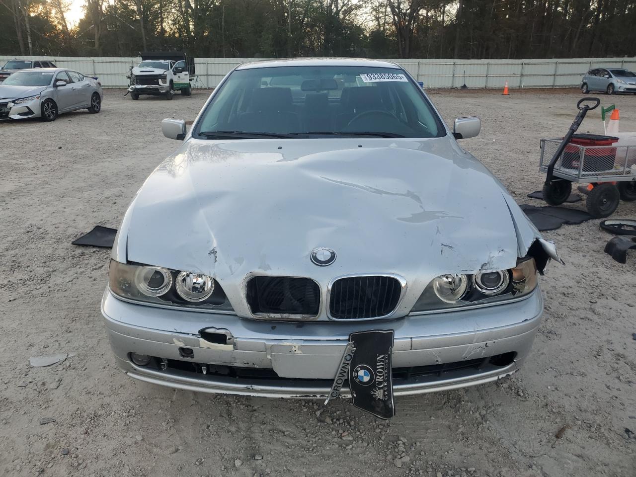 2002 Bmw 525 I Automatic Silver vin: WBADT43482GY97705
