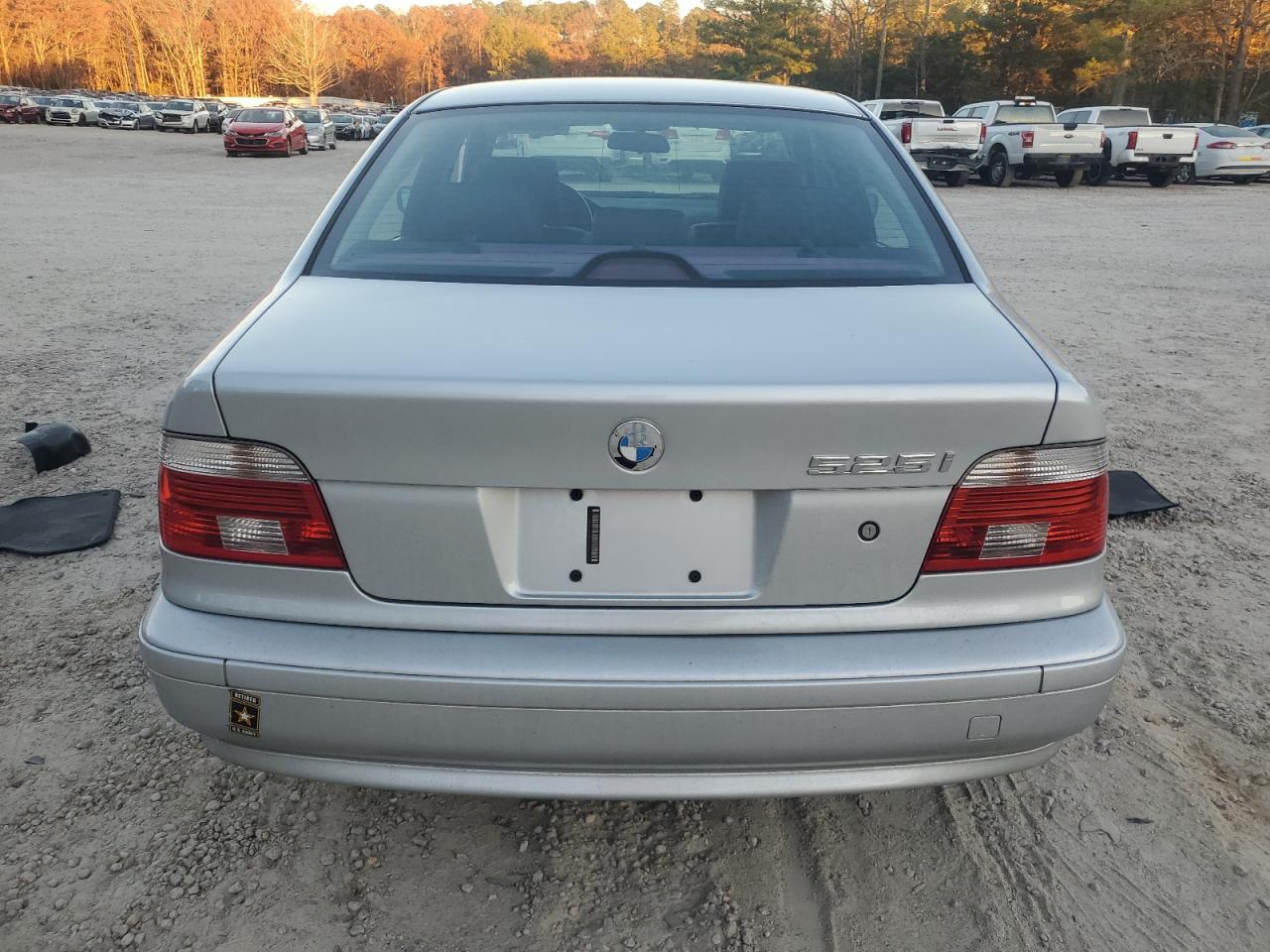 2002 Bmw 525 I Automatic Silver vin: WBADT43482GY97705