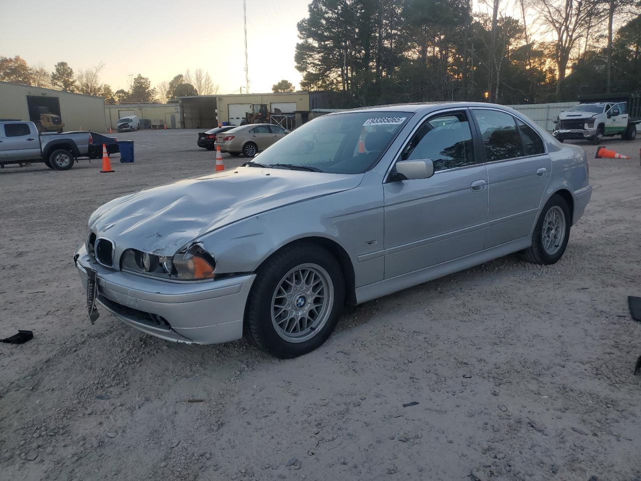 2002 Bmw 525 I Automatic Silver vin: WBADT43482GY97705