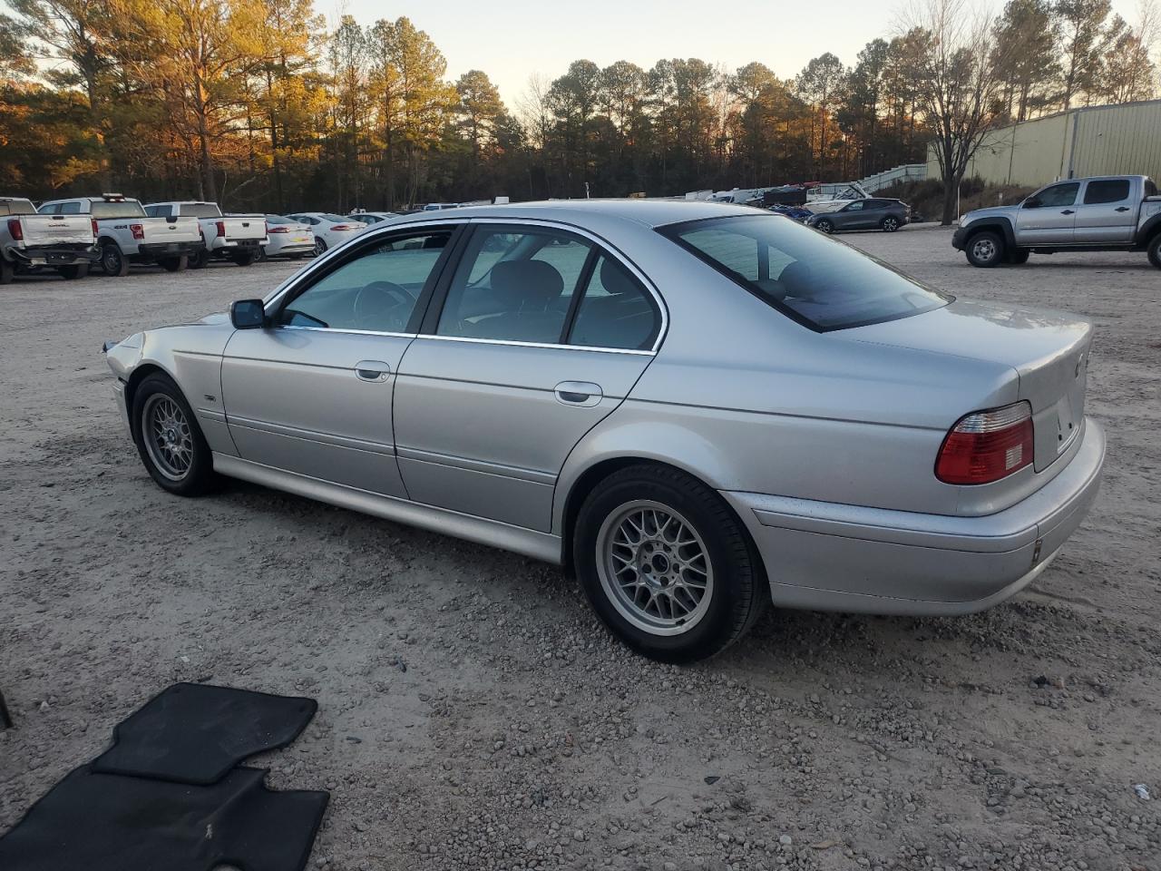 2002 Bmw 525 I Automatic Silver vin: WBADT43482GY97705