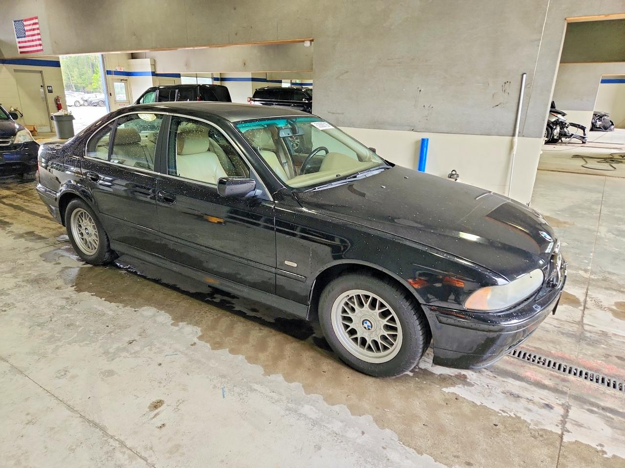 2002 Bmw 525 I Automatic Черный vin: WBADT43482GZ97075