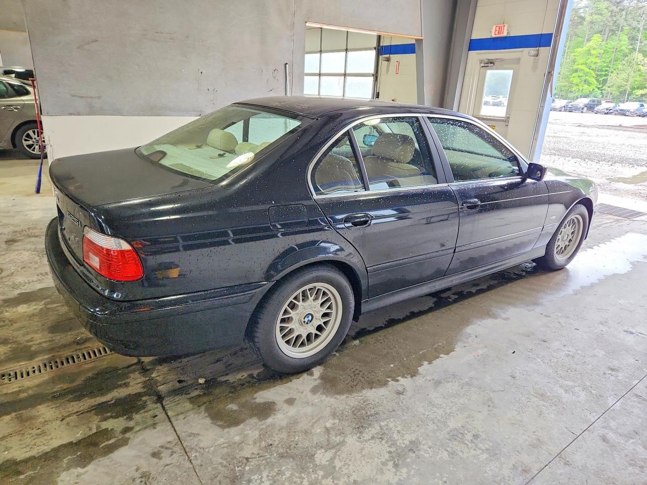 2002 Bmw 525 I Automatic Черный vin: WBADT43482GZ97075