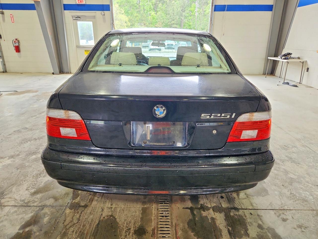 2002 Bmw 525 I Automatic Черный vin: WBADT43482GZ97075