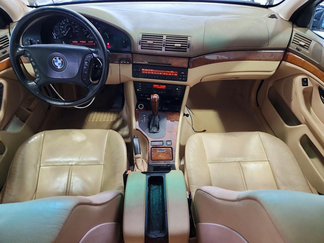 2002 Bmw 525 I Automatic Черный vin: WBADT43482GZ97075