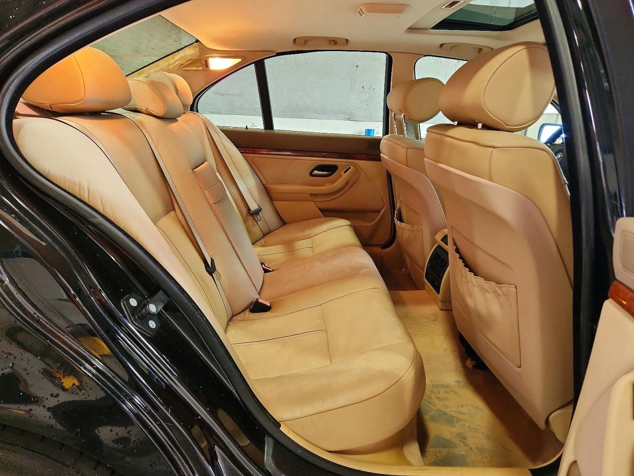 2002 Bmw 525 I Automatic Черный vin: WBADT43482GZ97075