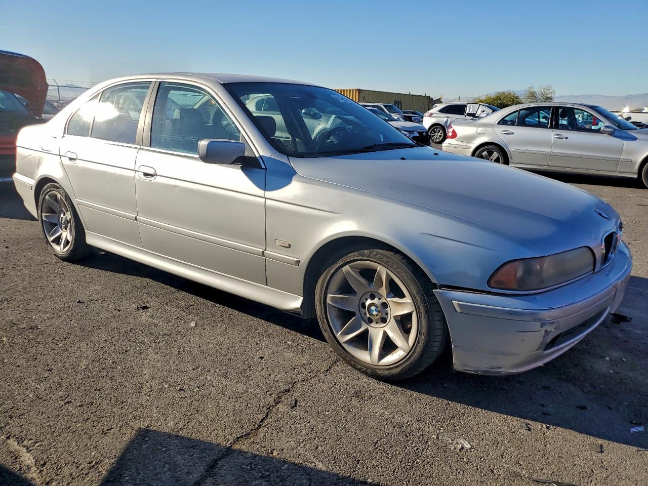 2003 Bmw 525 I Automatic Silver vin: WBADT43483G026451