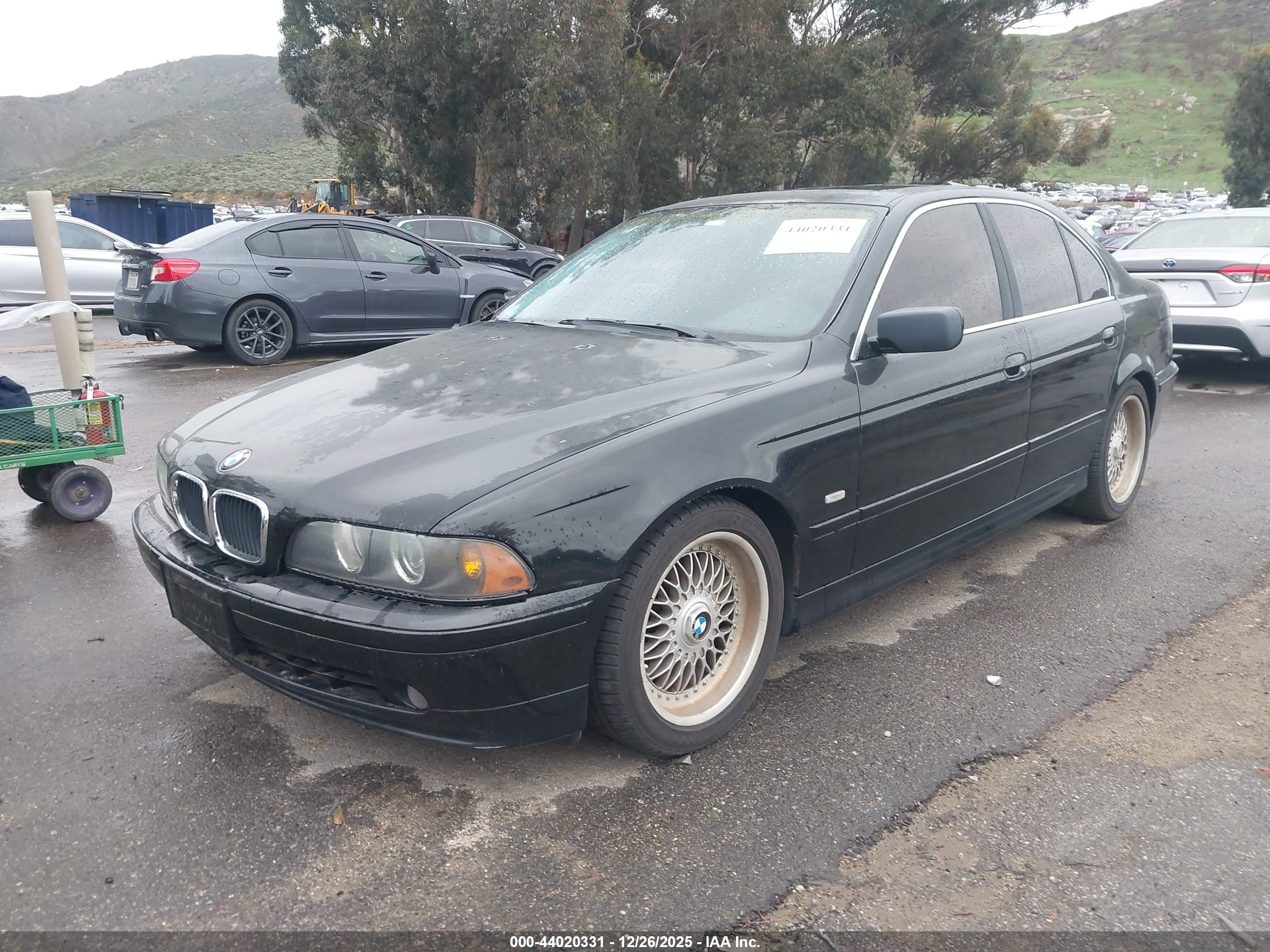 2001 Bmw 525ia   Black vin: WBADT43491GX20062