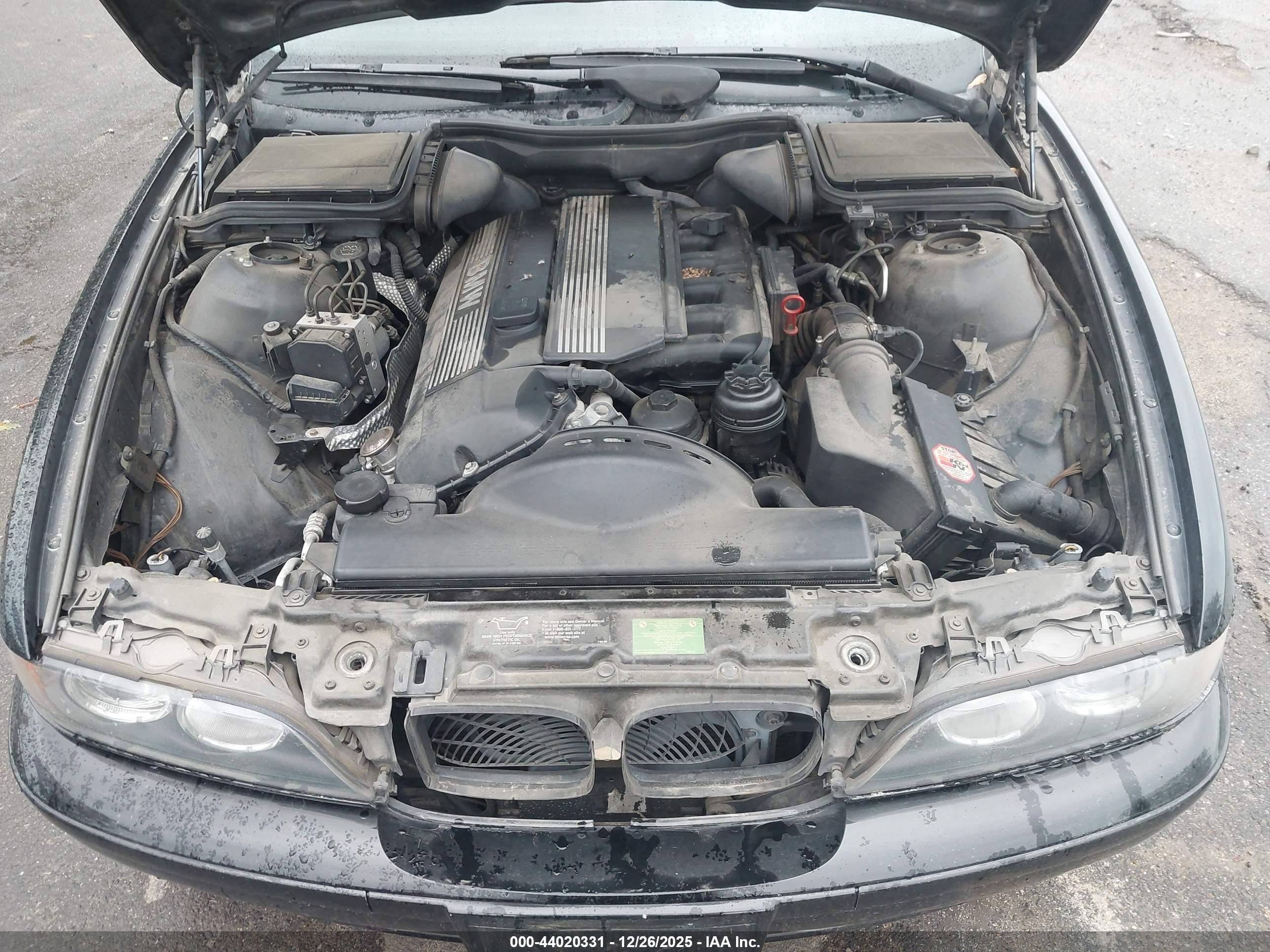 2001 Bmw 525ia   Black vin: WBADT43491GX20062