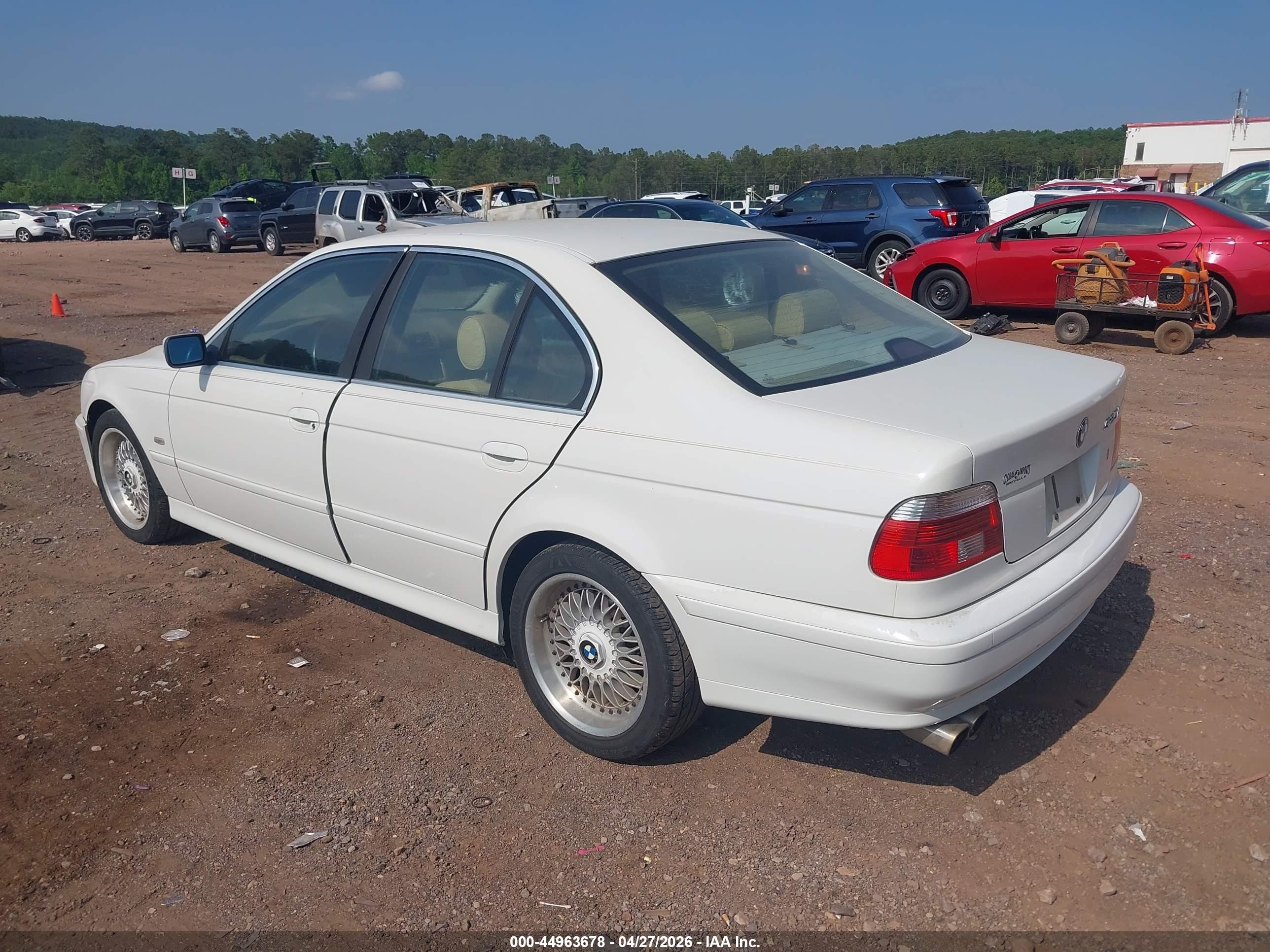 2002 Bmw 525ia   White vin: WBADT43492GZ96940
