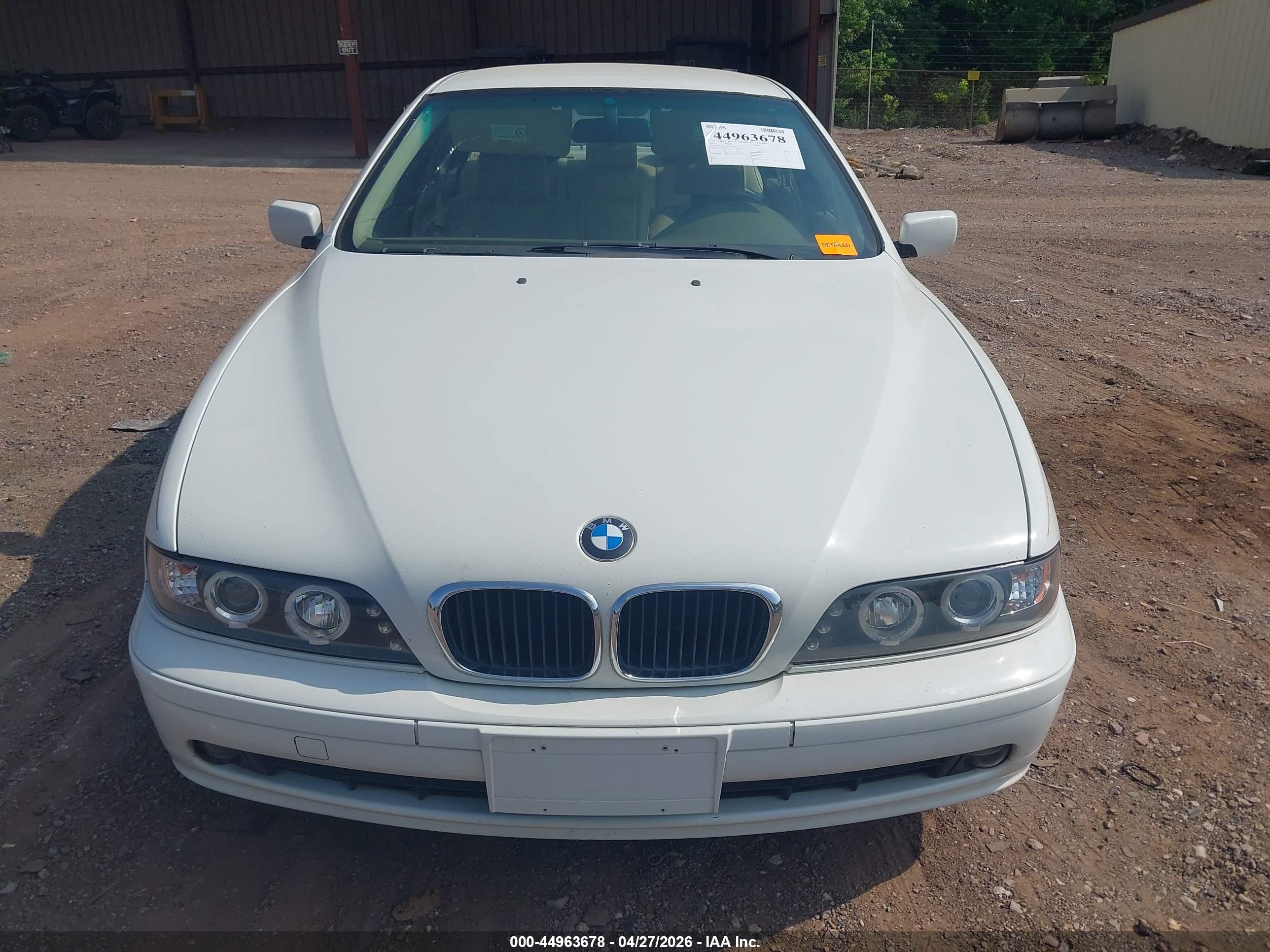 2002 Bmw 525ia   White vin: WBADT43492GZ96940