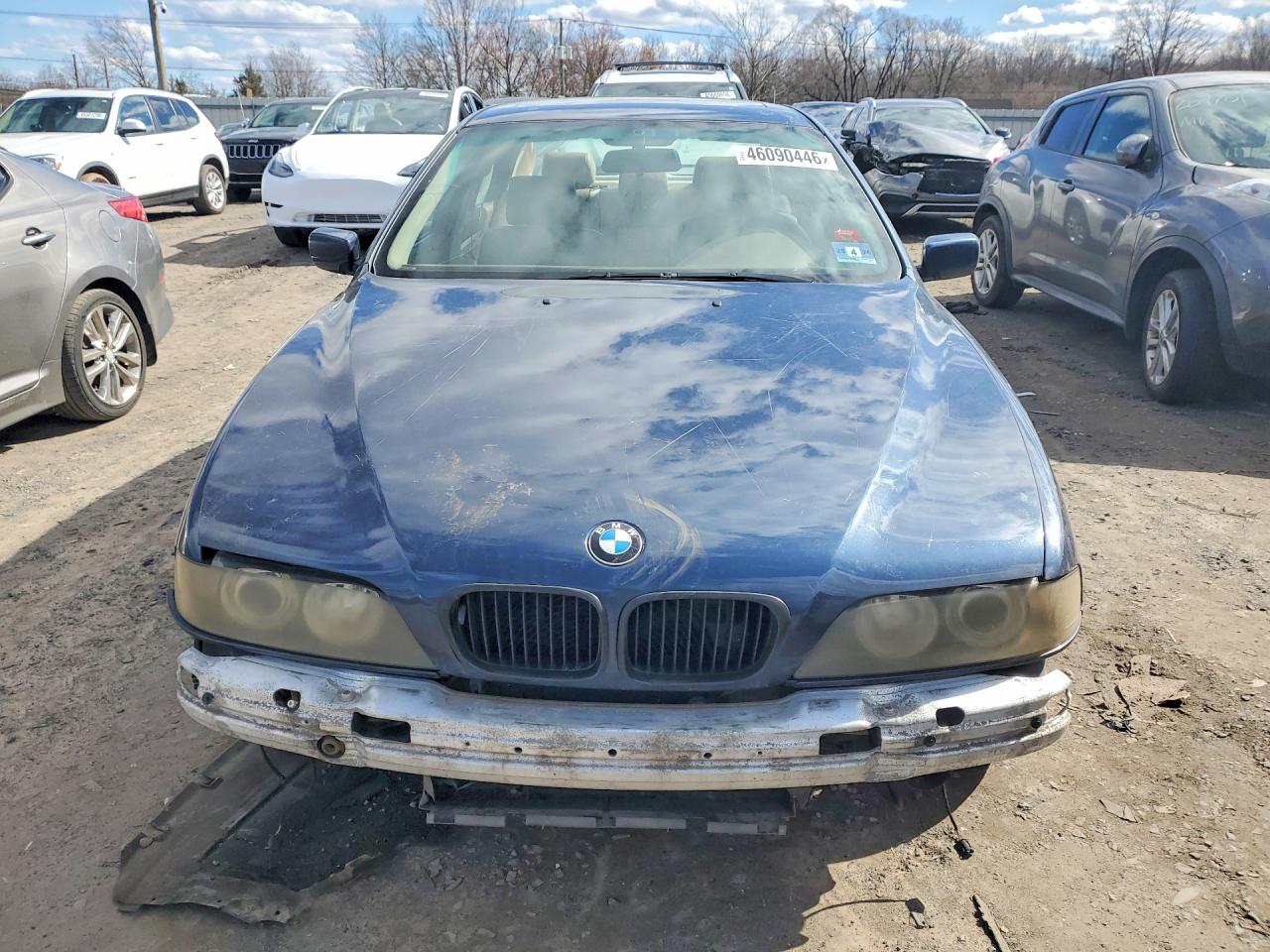 2002 Bmw 525 I Automatic Blue vin: WBADT43492GZ97828
