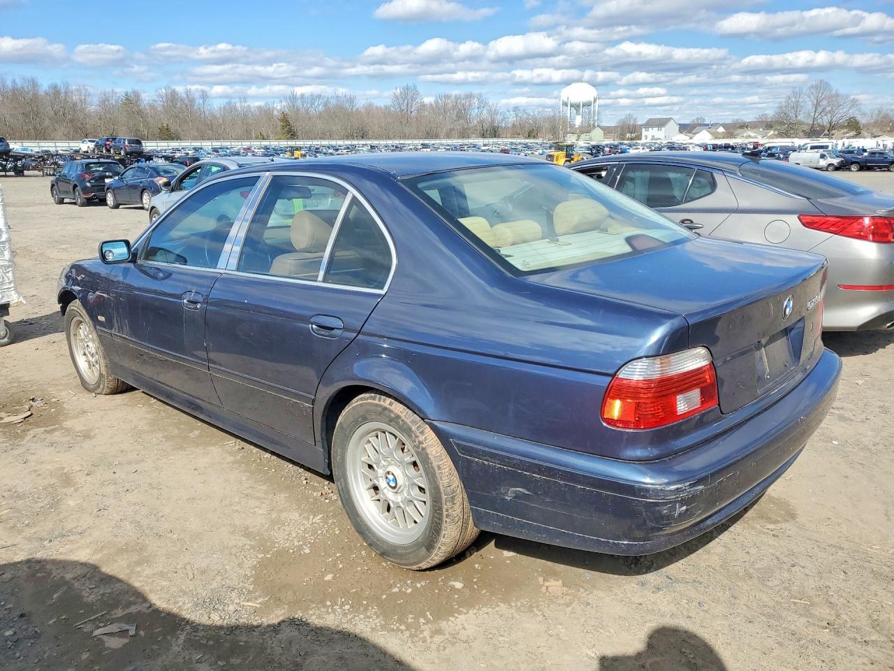 2002 Bmw 525 I Automatic Blue vin: WBADT43492GZ97828