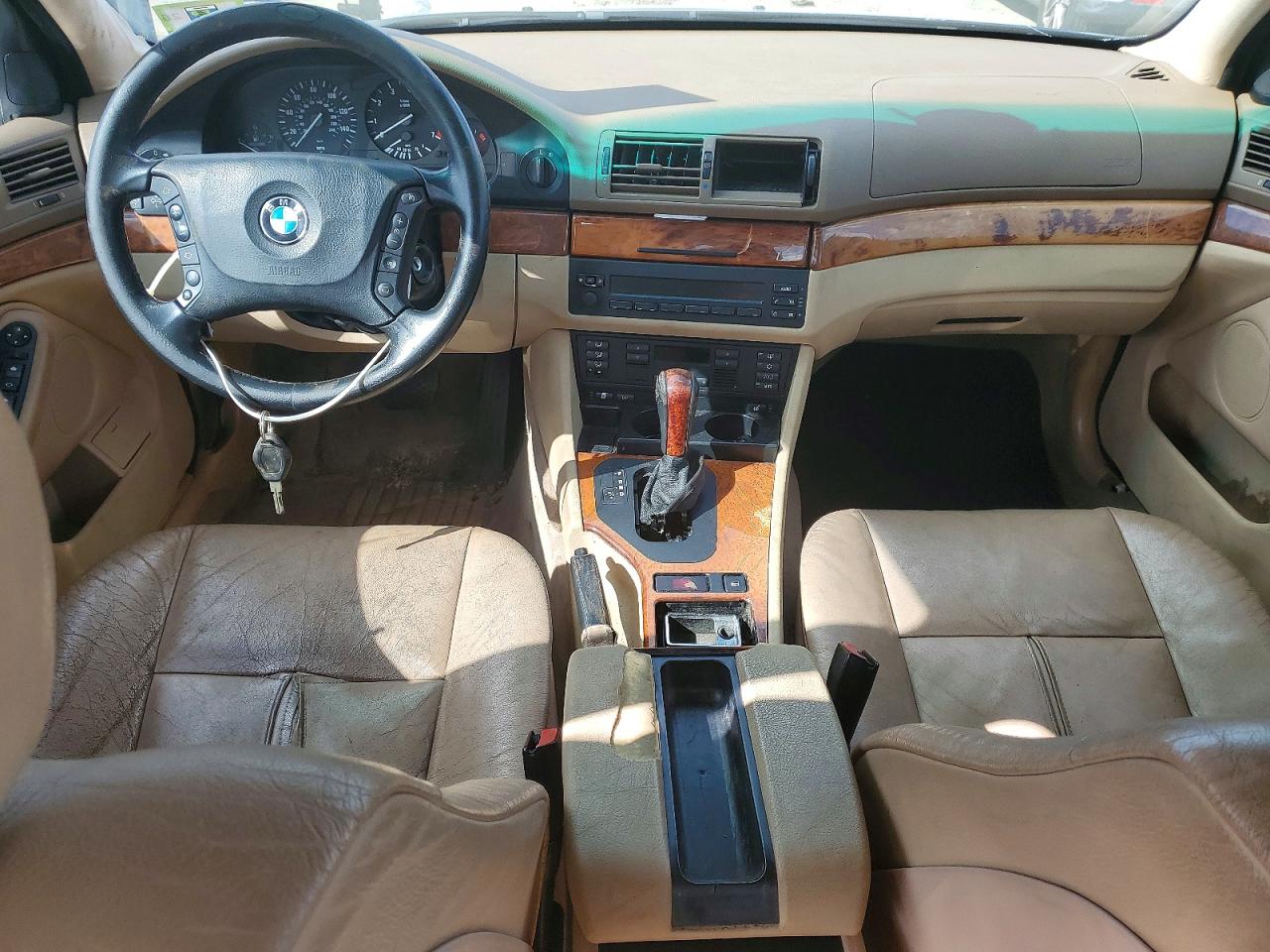 2002 Bmw 525 I Automatic Blue vin: WBADT43492GZ97828