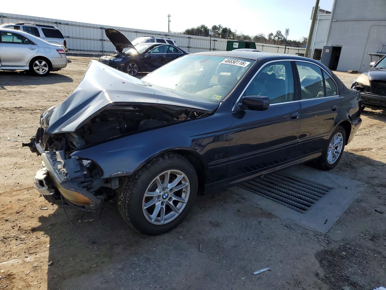 2003 Bmw 525 I Automatic Blue vin: WBADT43493G032873