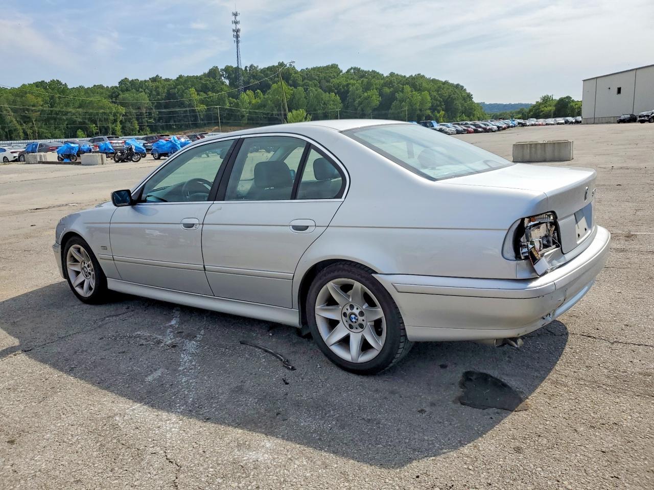 2003 Bmw 525 I Automatic Silver vin: WBADT43493GY99805