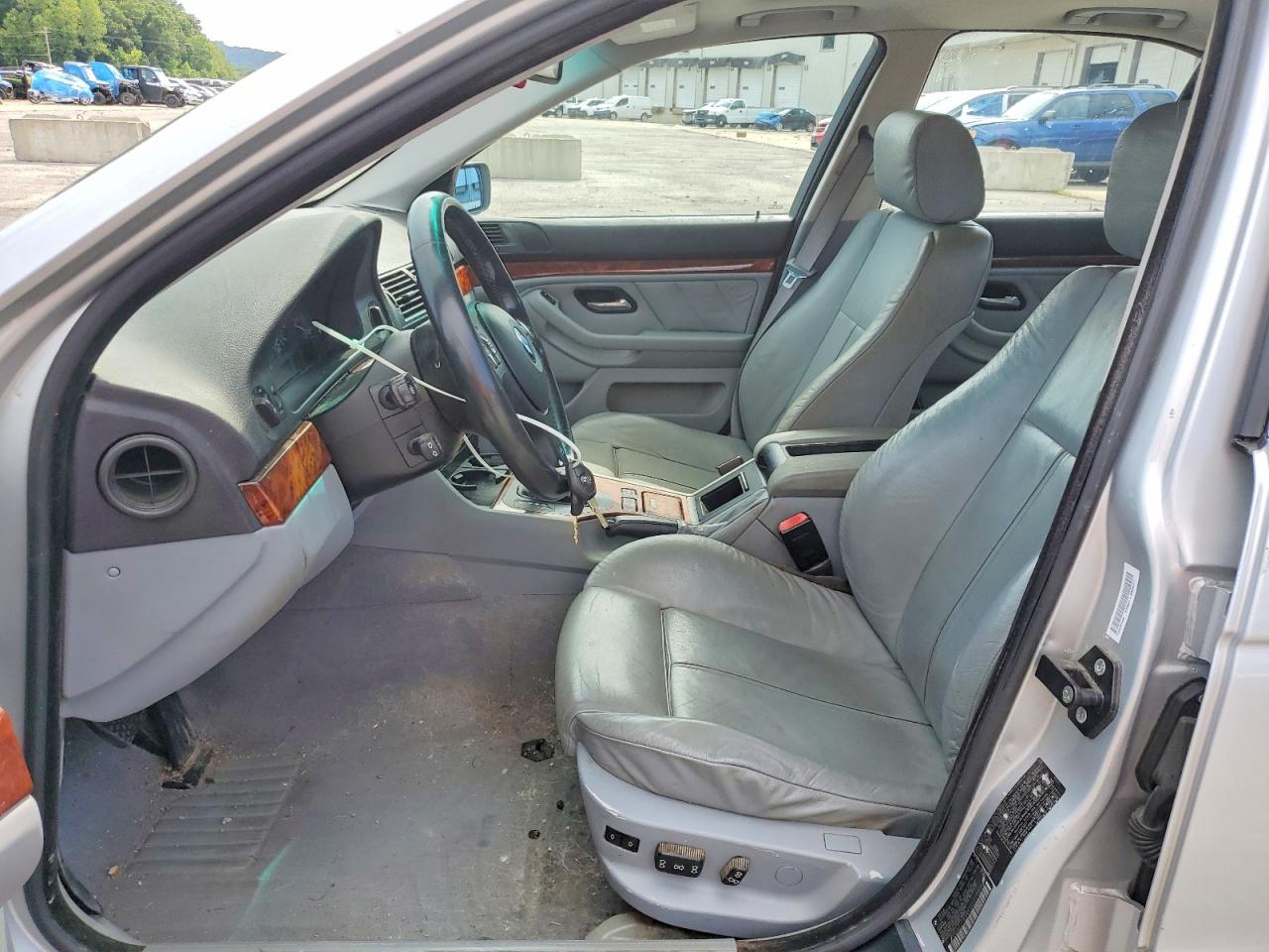2003 Bmw 525 I Automatic Silver vin: WBADT43493GY99805