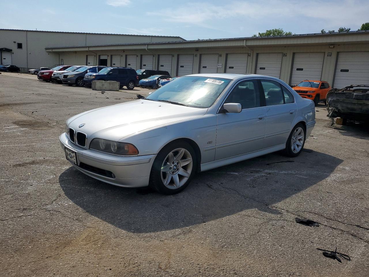 2003 Bmw 525 I Automatic Silver vin: WBADT43493GY99805
