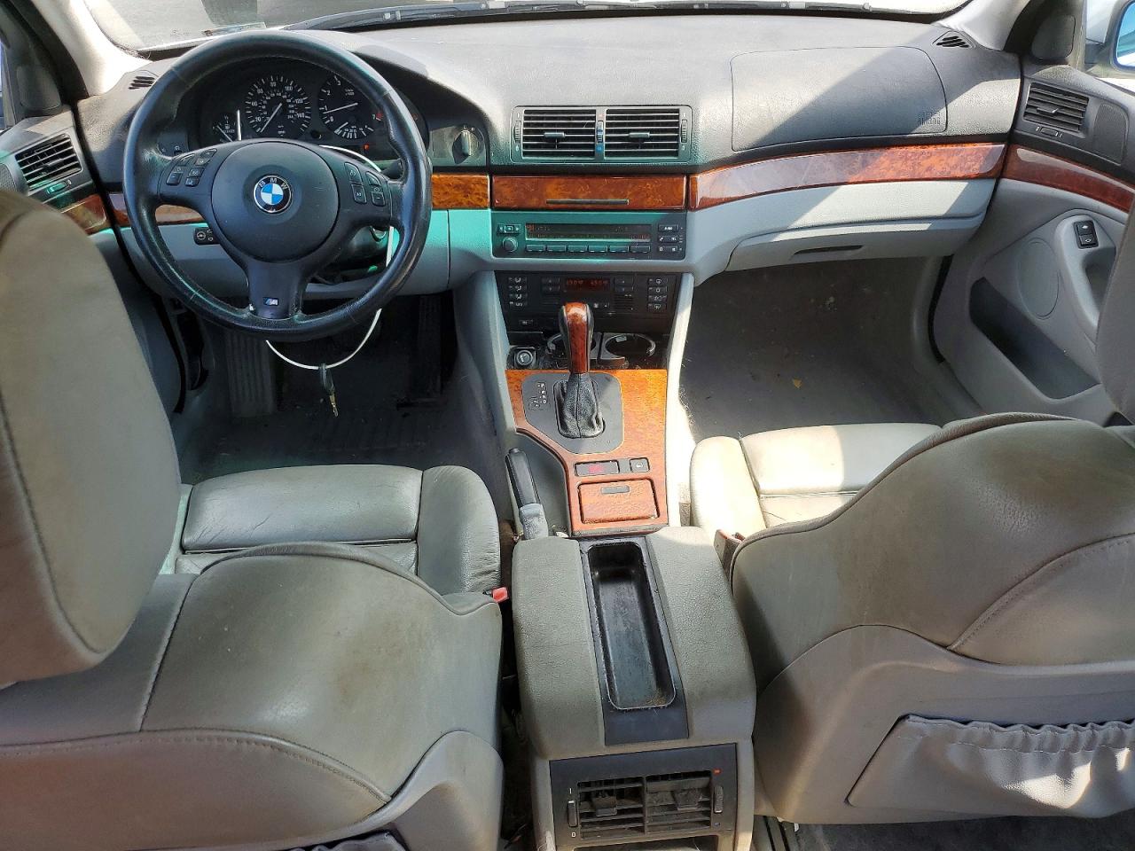 2003 Bmw 525 I Automatic Silver vin: WBADT43493GY99805