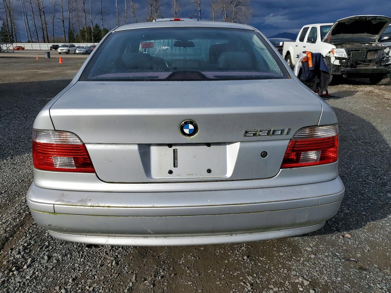 2003 Bmw 530 I Silver vin: WBADT53413CE94716
