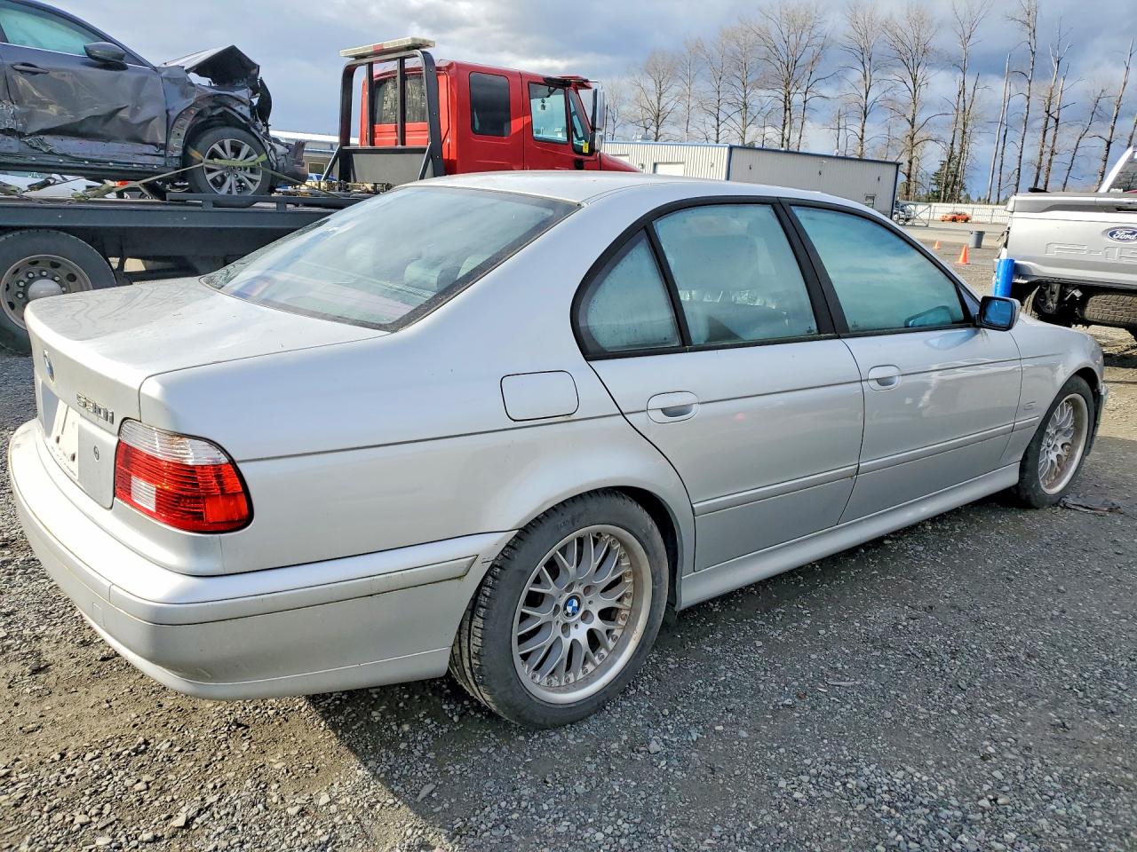 2003 Bmw 530 I Silver vin: WBADT53413CE94716