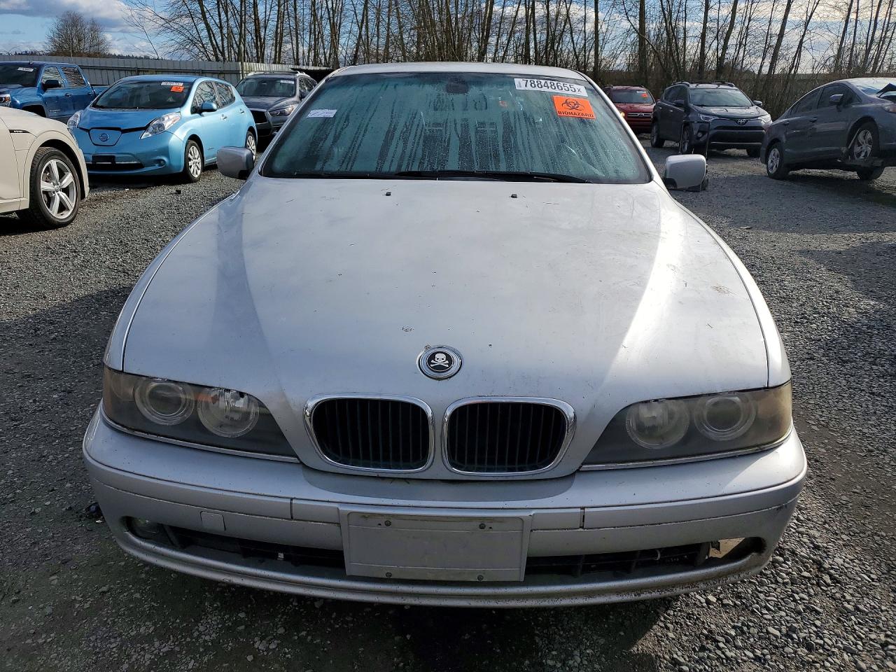 2003 Bmw 530 I Silver vin: WBADT53413CE94716