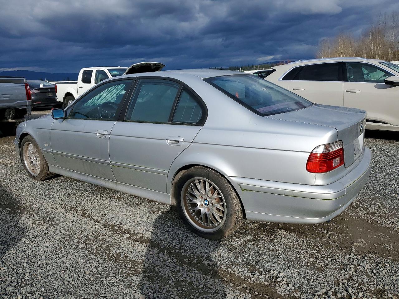 2003 Bmw 530 I Silver vin: WBADT53413CE94716