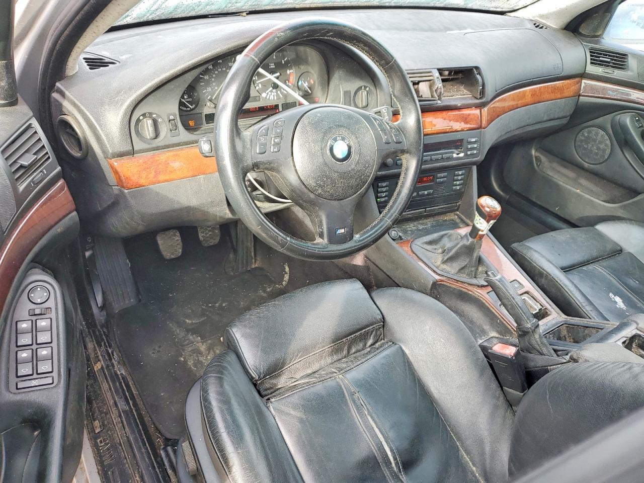 2003 Bmw 530 I Silver vin: WBADT53413CE94716