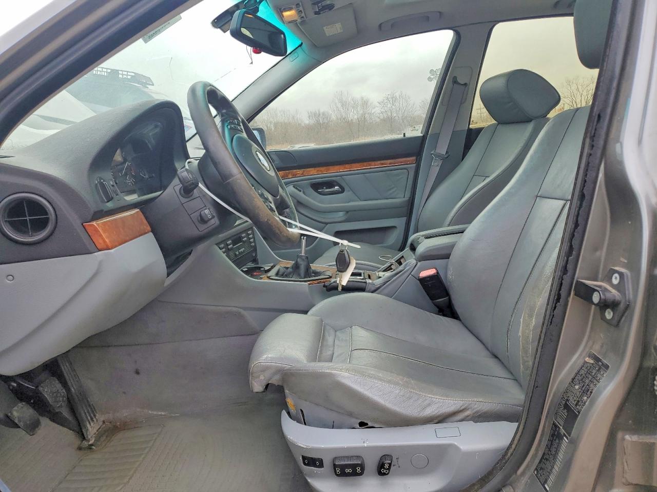 2002 Bmw 530 I Gray vin: WBADT53422CE92519