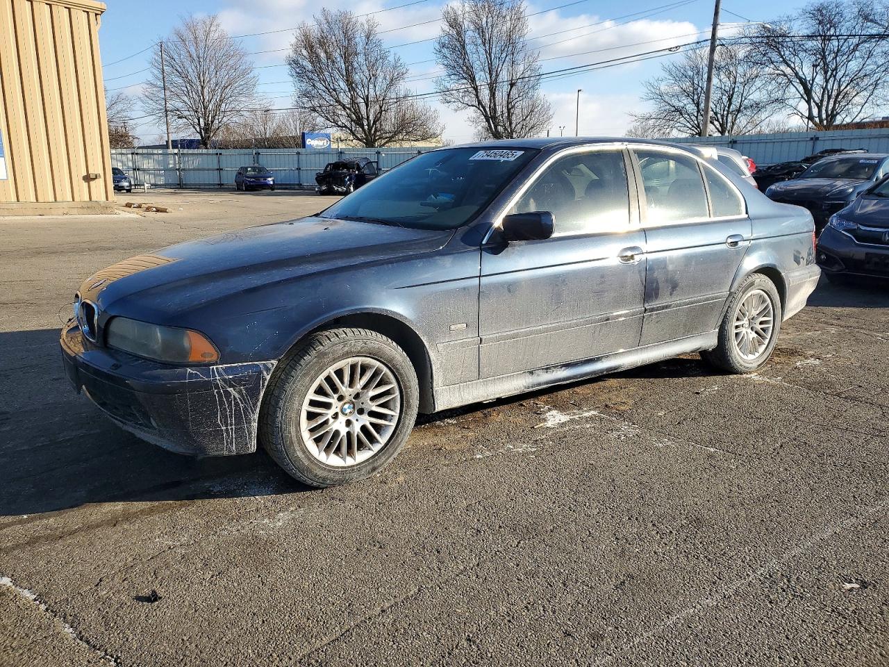 2002 Bmw 530 I Blue vin: WBADT53462CE92409