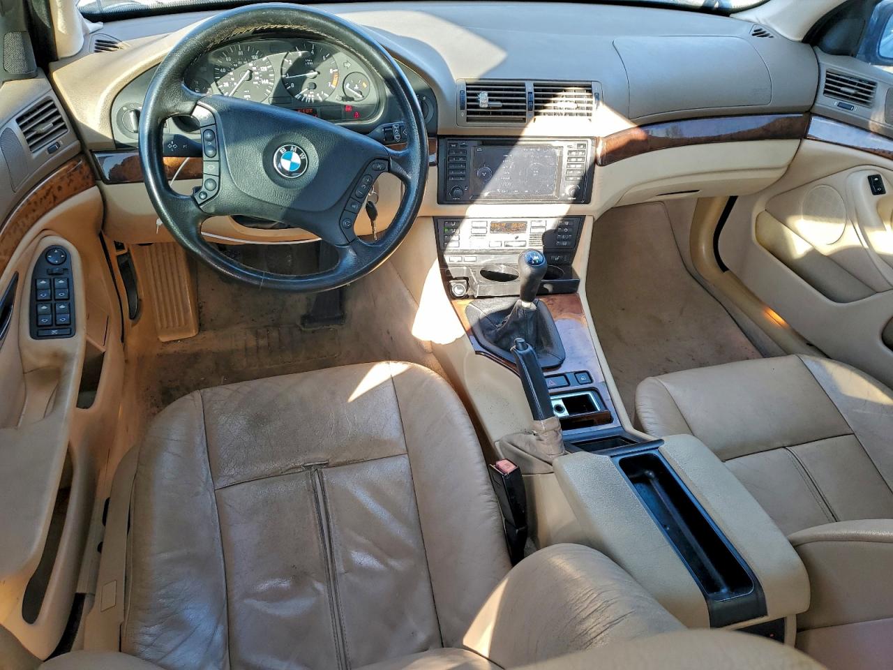 2002 Bmw 530 I Blue vin: WBADT53462CE92409