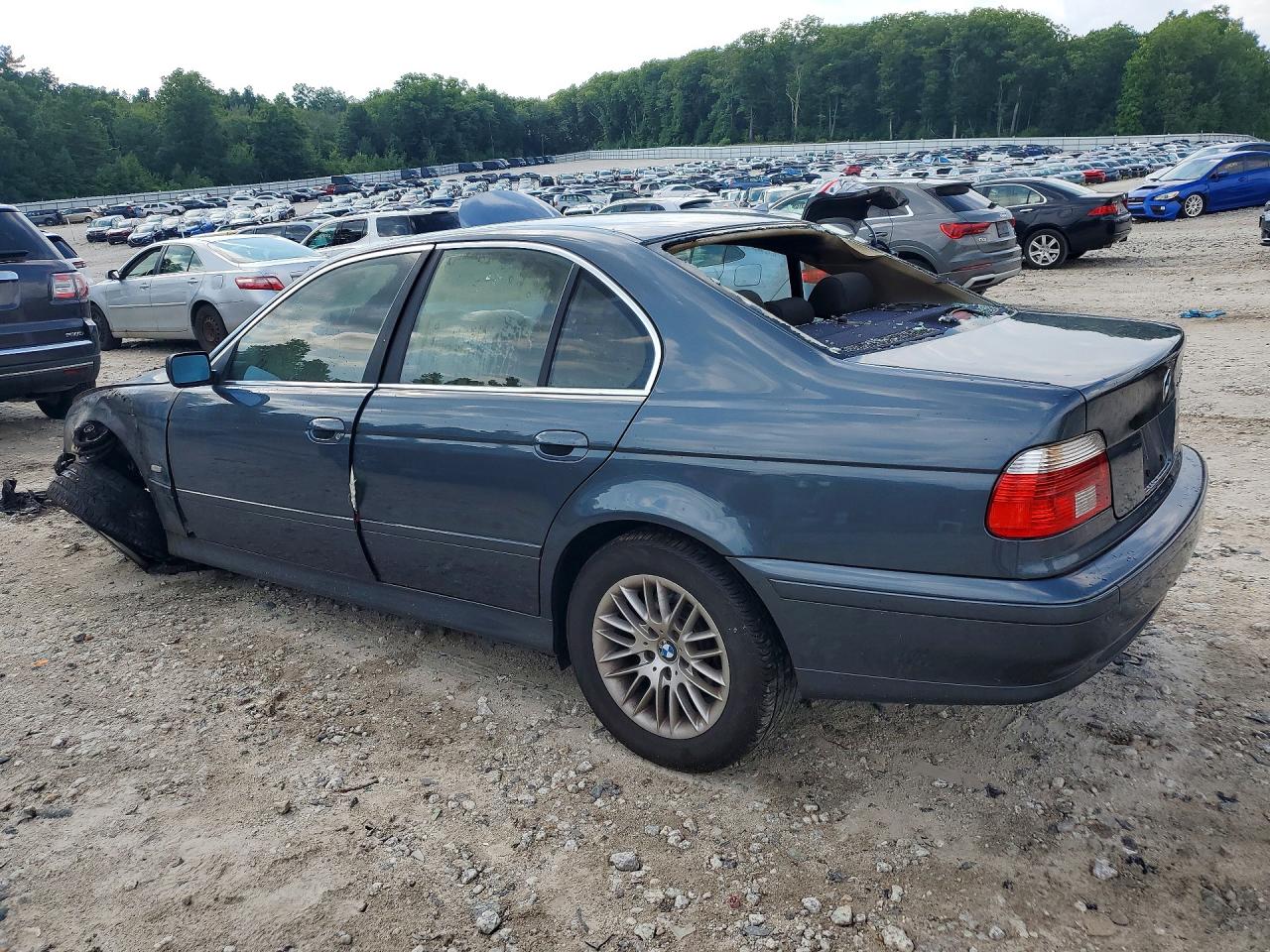 2001 Bmw 530 I Blue vin: WBADT53491CE91852