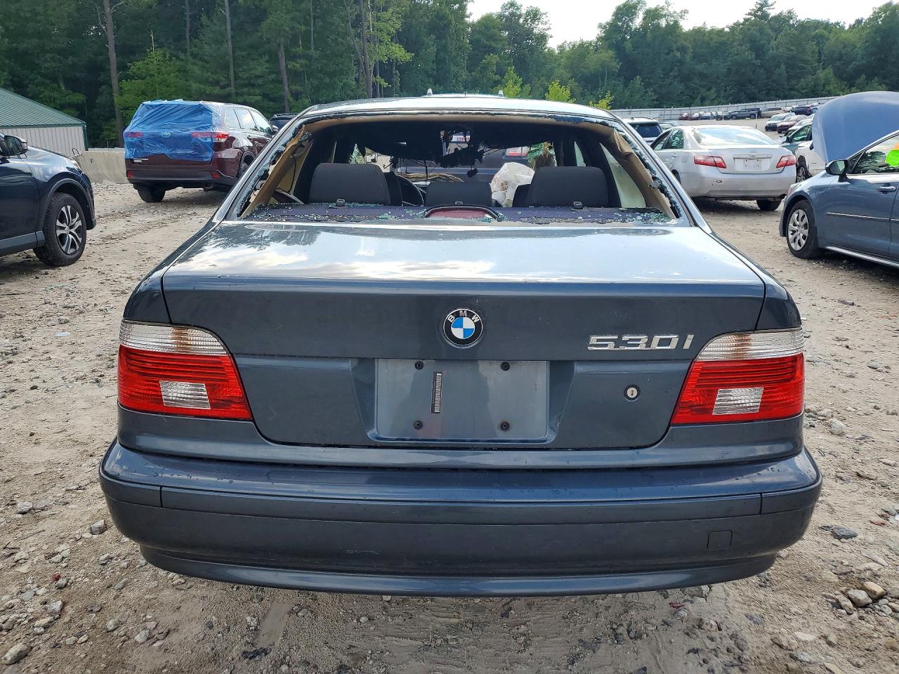 2001 Bmw 530 I Blue vin: WBADT53491CE91852