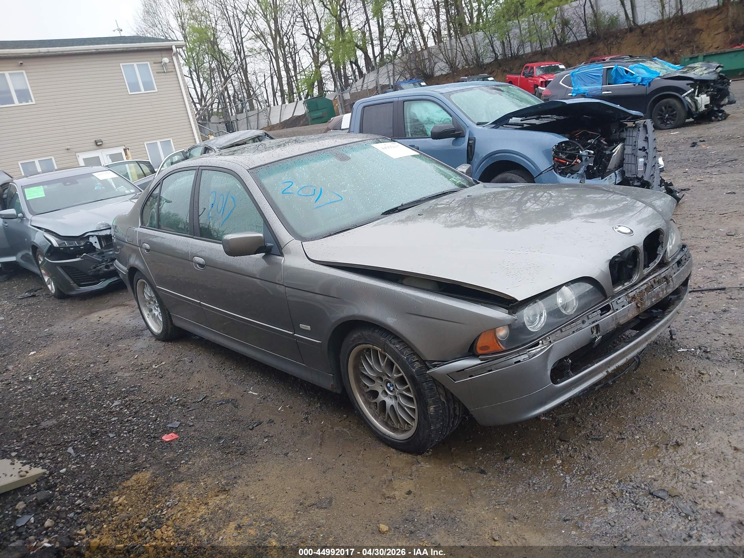 2002 Bmw 530i   Gray vin: WBADT53492CE93683