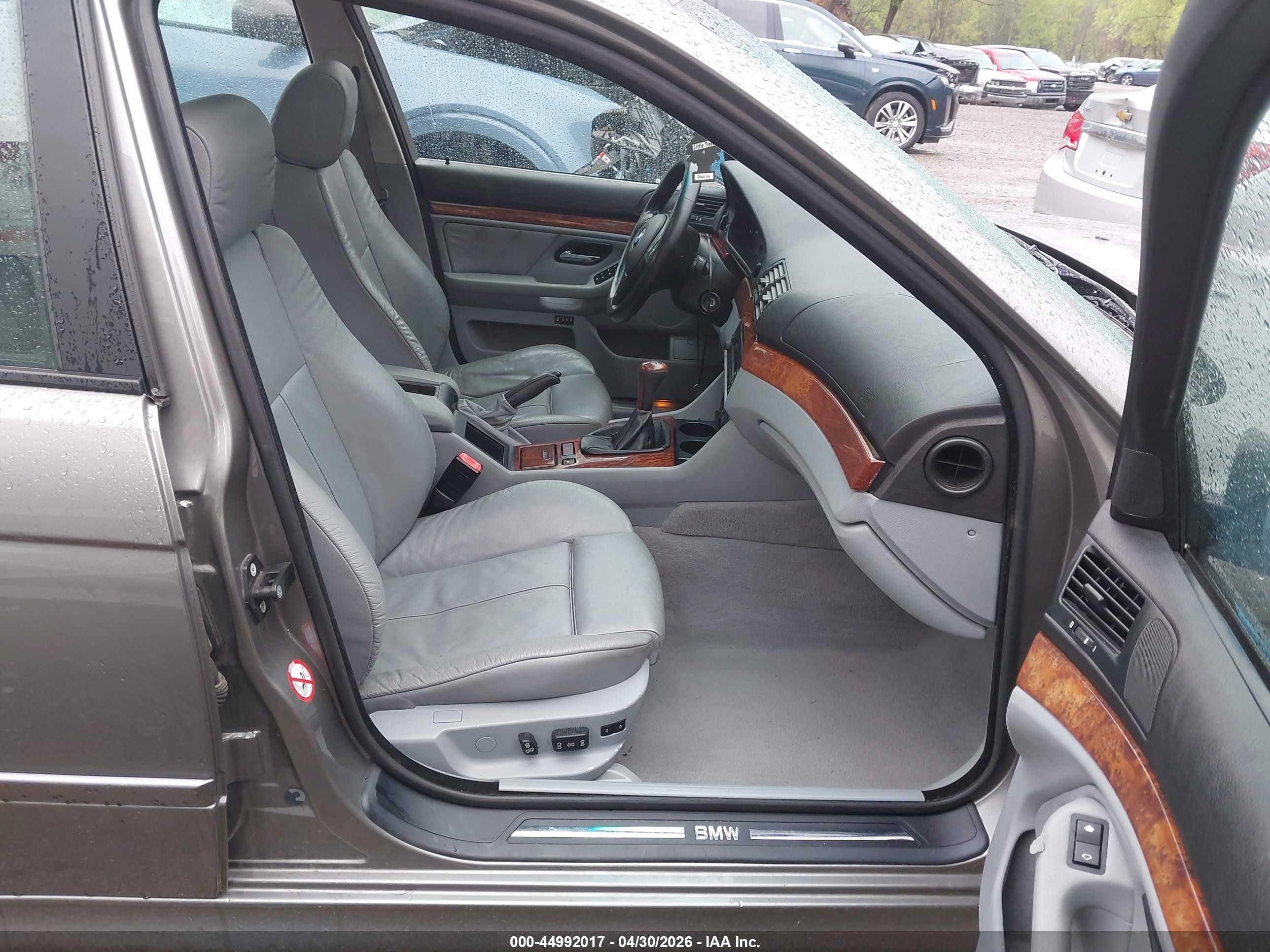 2002 Bmw 530i   Gray vin: WBADT53492CE93683