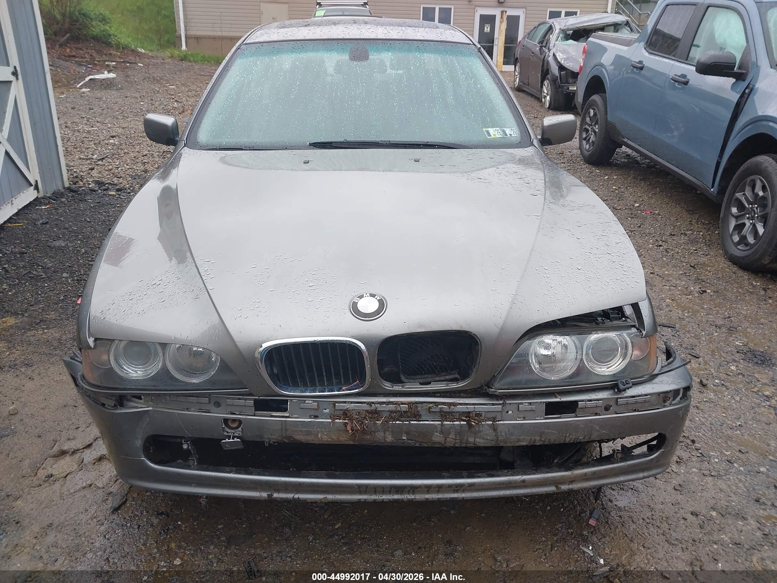 2002 Bmw 530i   Gray vin: WBADT53492CE93683