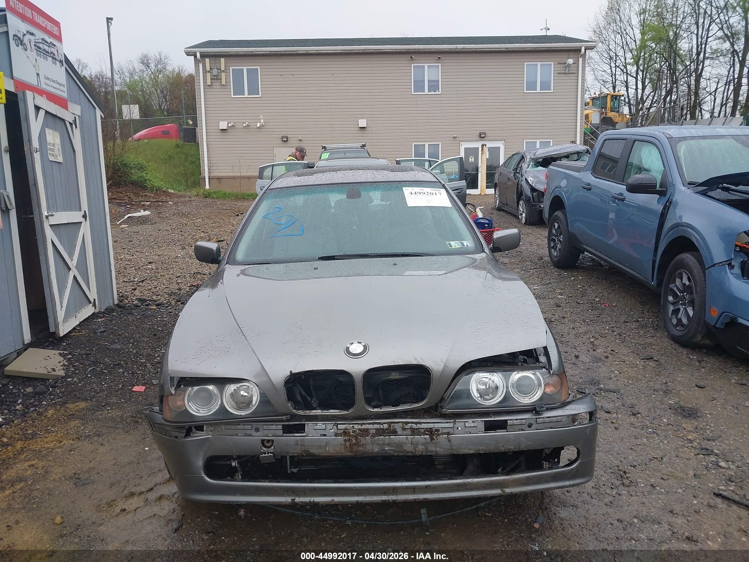 2002 Bmw 530i   Gray vin: WBADT53492CE93683