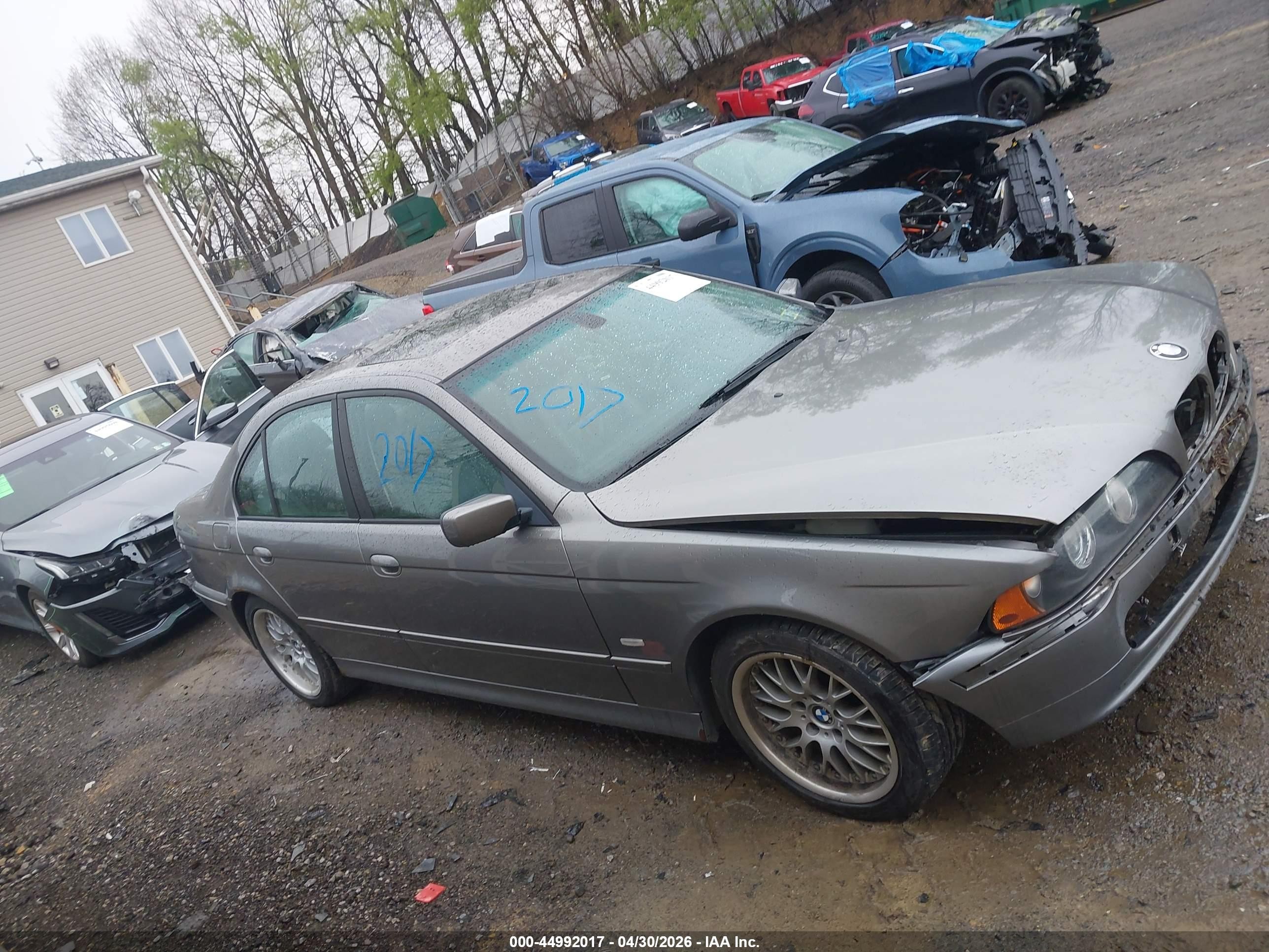 2002 Bmw 530i   Gray vin: WBADT53492CE93683