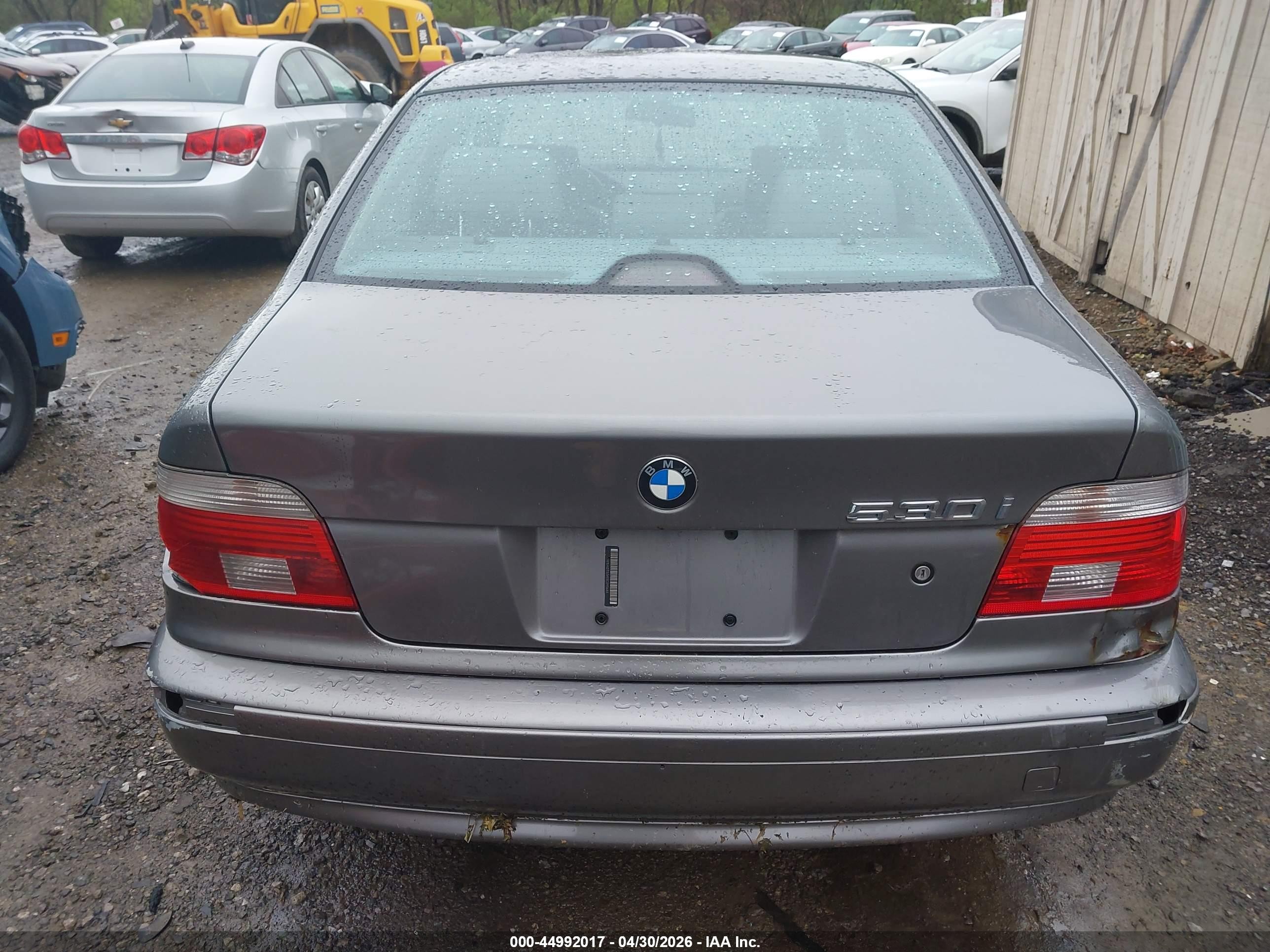 2002 Bmw 530i   Gray vin: WBADT53492CE93683