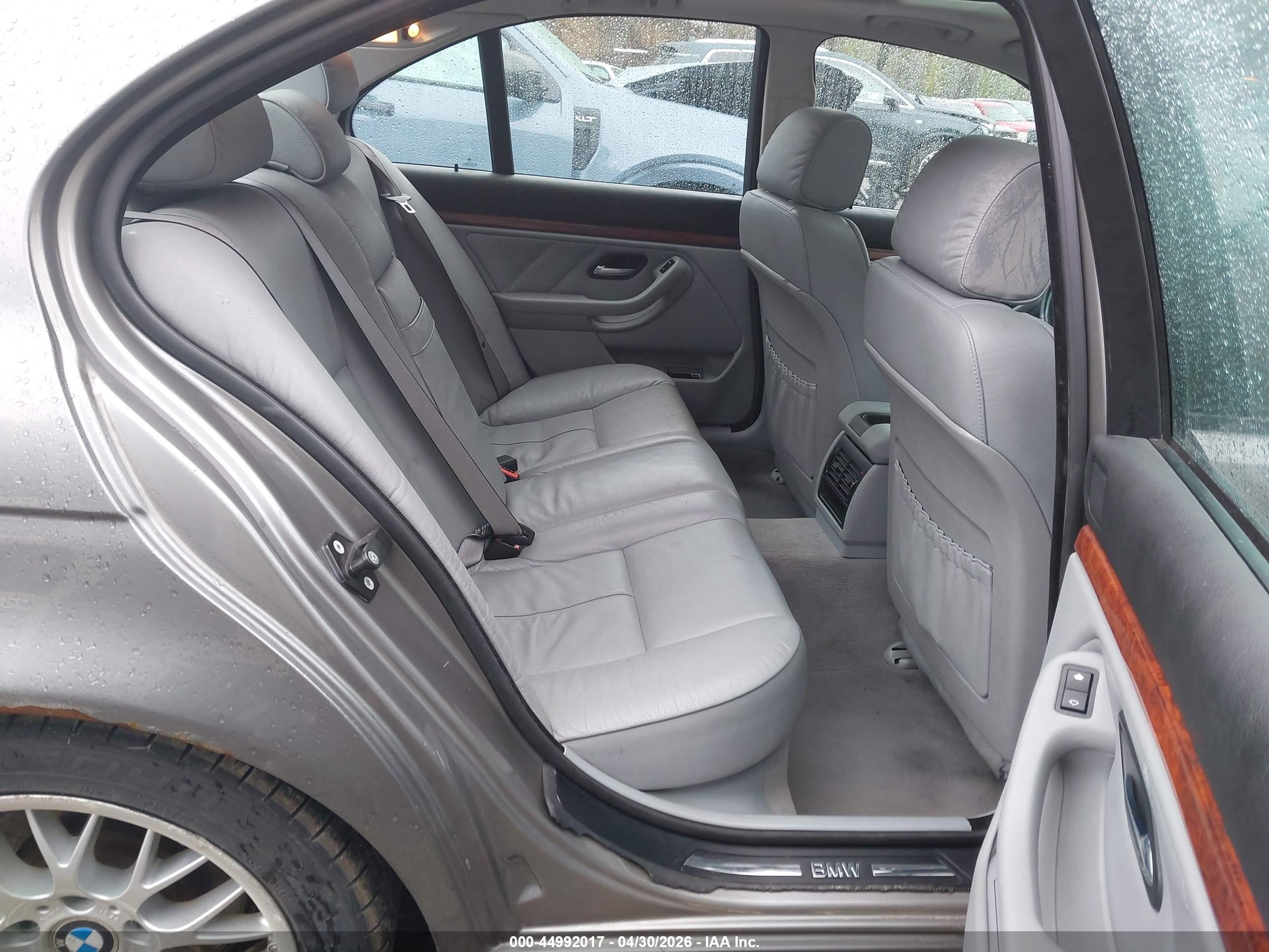 2002 Bmw 530i   Gray vin: WBADT53492CE93683