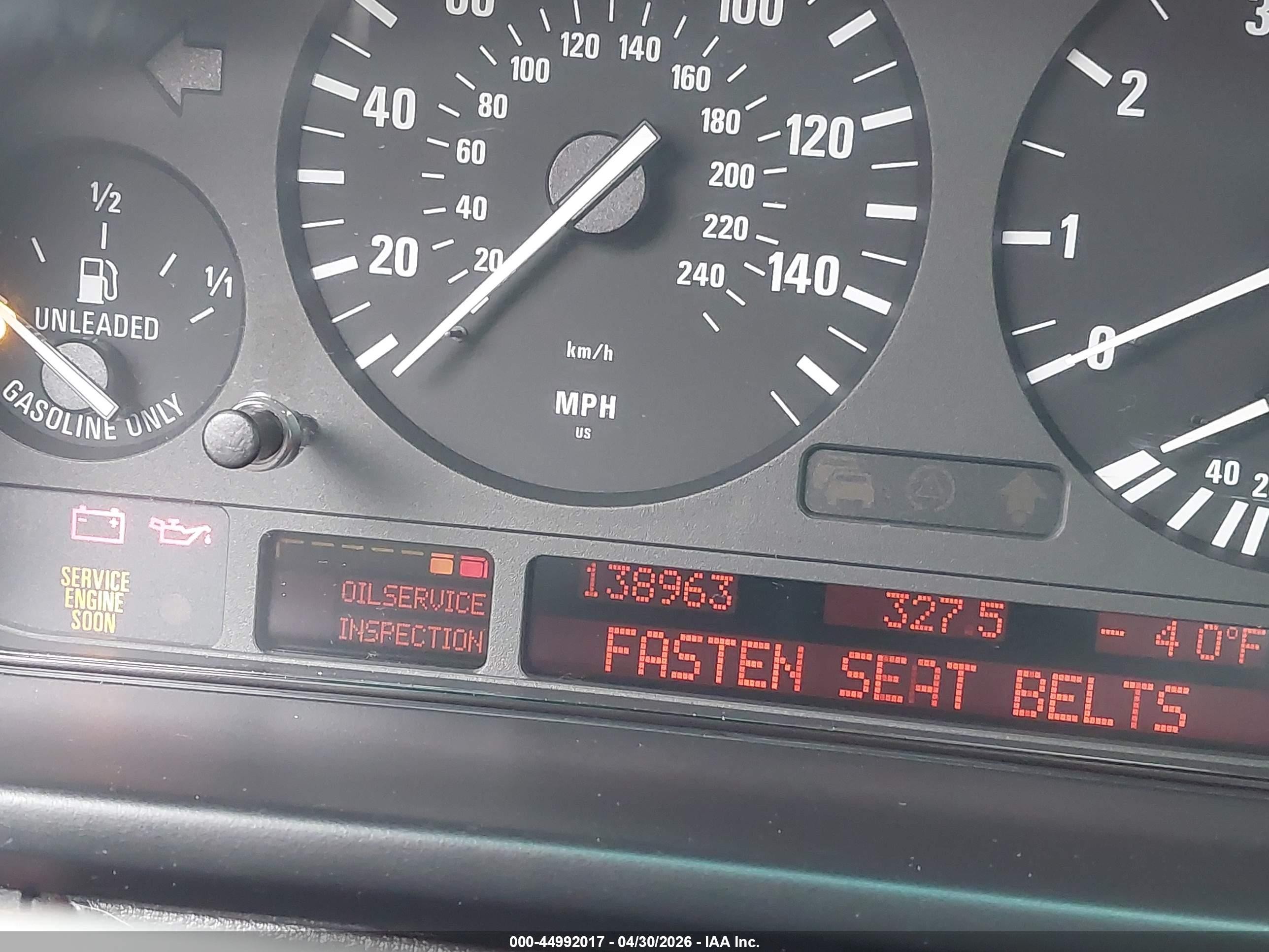 2002 Bmw 530i   Gray vin: WBADT53492CE93683